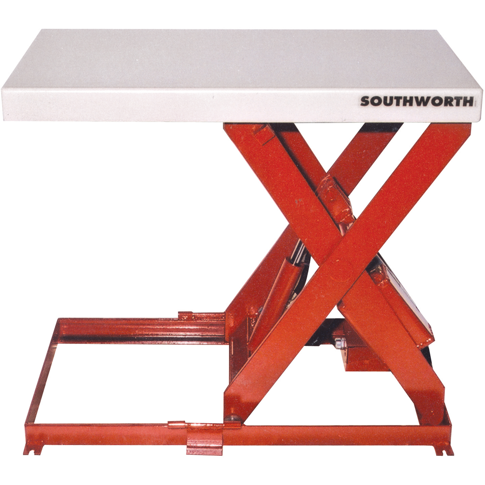 Table élévatrice à ciseaux, Acier, 36" lo x 20" la, Capacité 550 lb