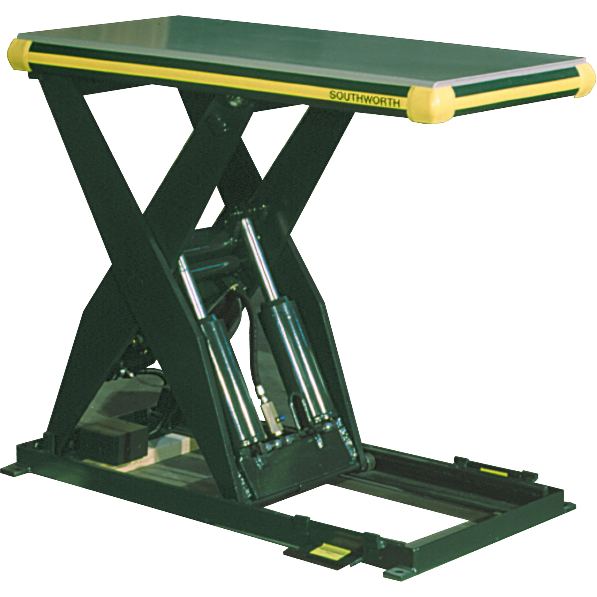 Table élévatrice hydraulique à ciseaux Backsaver, Acier, 24" la x 48" lo, Capacité 4000 lb