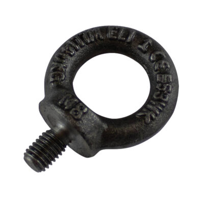 Boulon à œil, 1/8" dia, 1/2" lo, Fini naturel sans enduit, 300 lb (0,15 tonne) capacité