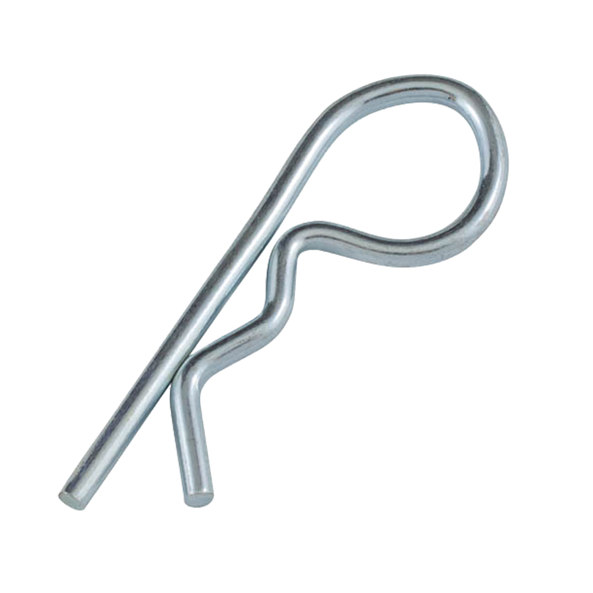 Goupille fendue, 1/4" dia., 4" lo, Zingué