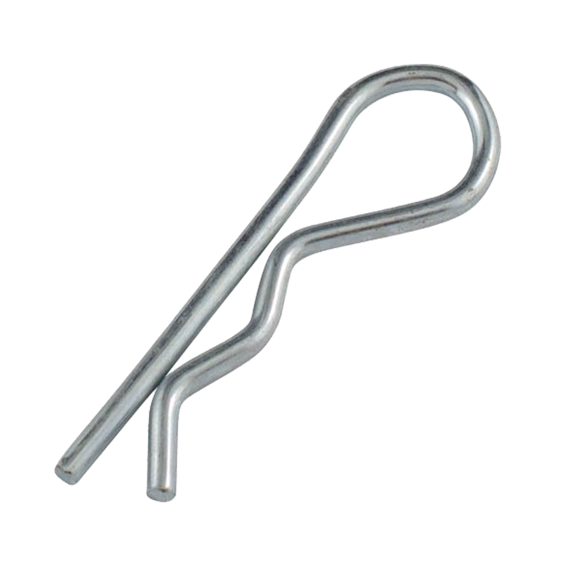 Goupille fendue, 1/8" dia., 2-9/16" lo, Zingué