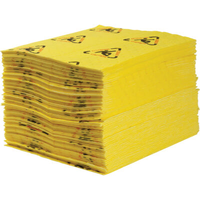 Absorbants de produits chimiques Maxx, Matières dangereuses, 15" x 19", 30 gal. d'absorption