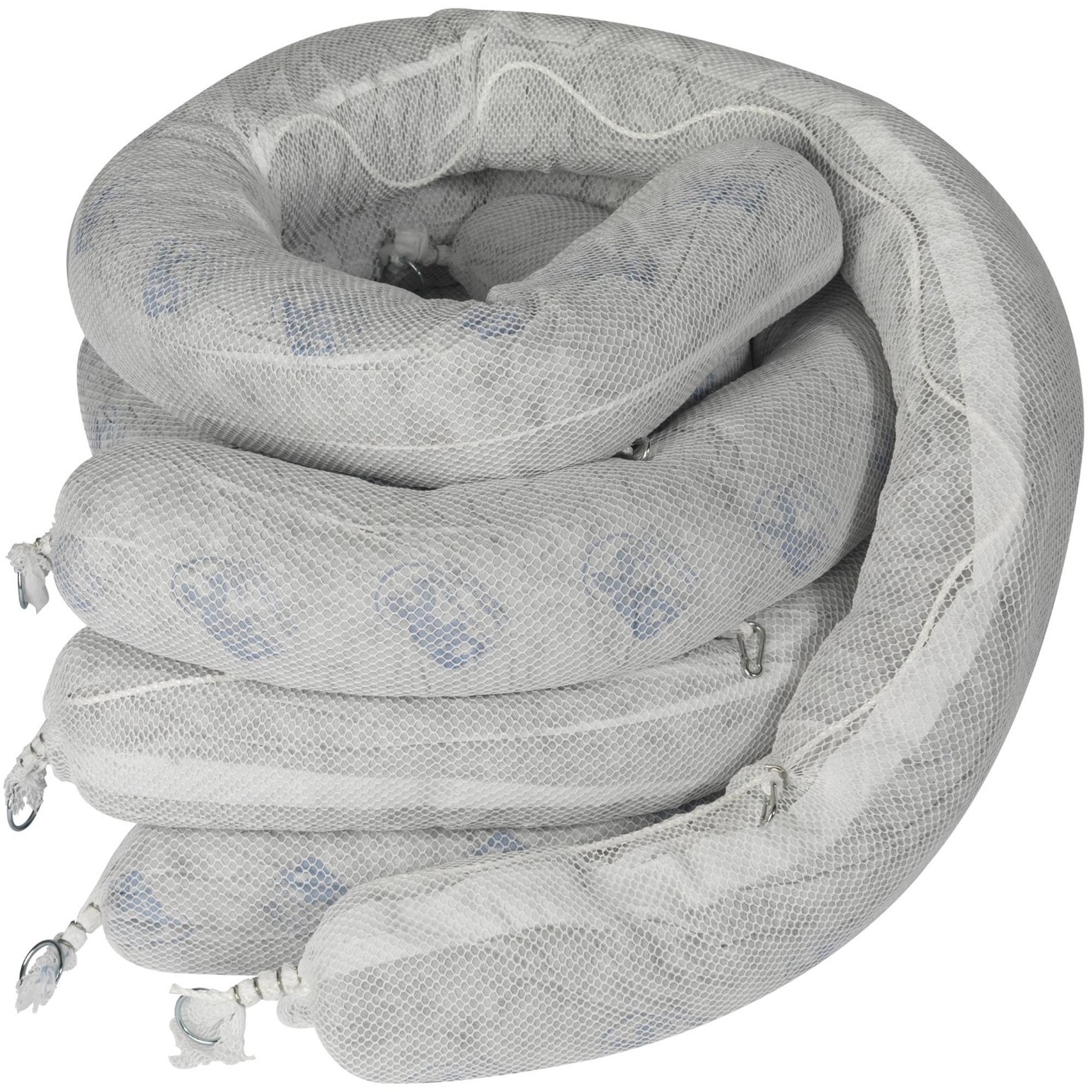 Barrage absorbant pour produits chimiques Universal Plus, Universel, 10' lo x 8" la, Absorption 71 gal, 4 /pqt