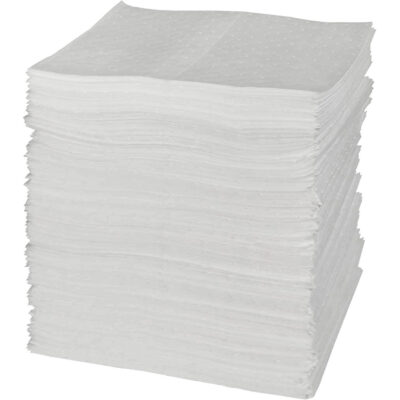 Tampon absorbant, Huile seulement, 15" x 19", 51 gal. d'absorption