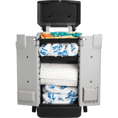 Trousse de lutte contre les déversements, Huile seulement, Sac, Absorbance de 22 gal. US