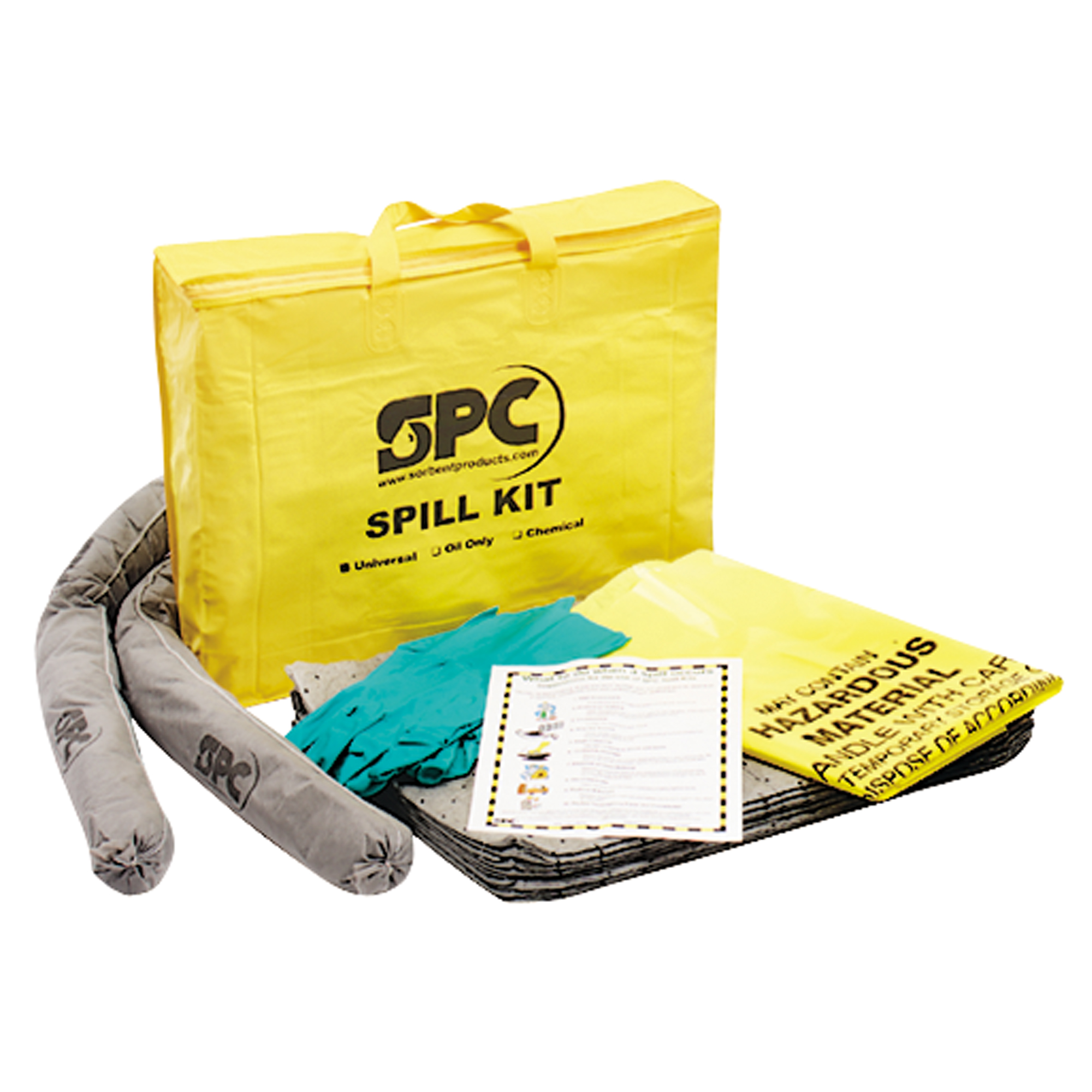 Trousse économique contre les déversements AllwikMD, Universel, Sac, Absorbance de 5 gal. US