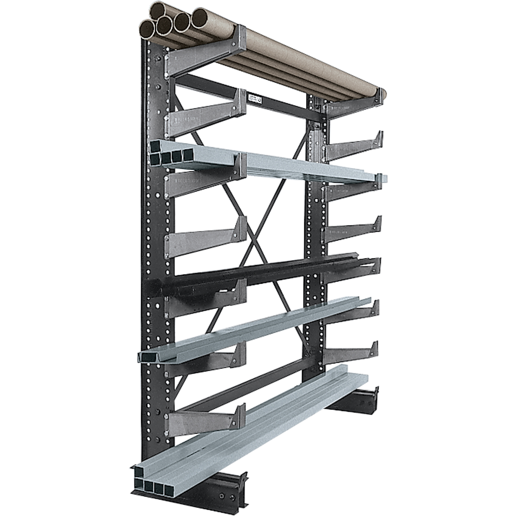 SUPPORT PORTE-A-FAUX QUICK TREE SIMPLE 3' BASE, Un côté, Bras de 14", 36" la x 84" h, Capacité 1000 lb