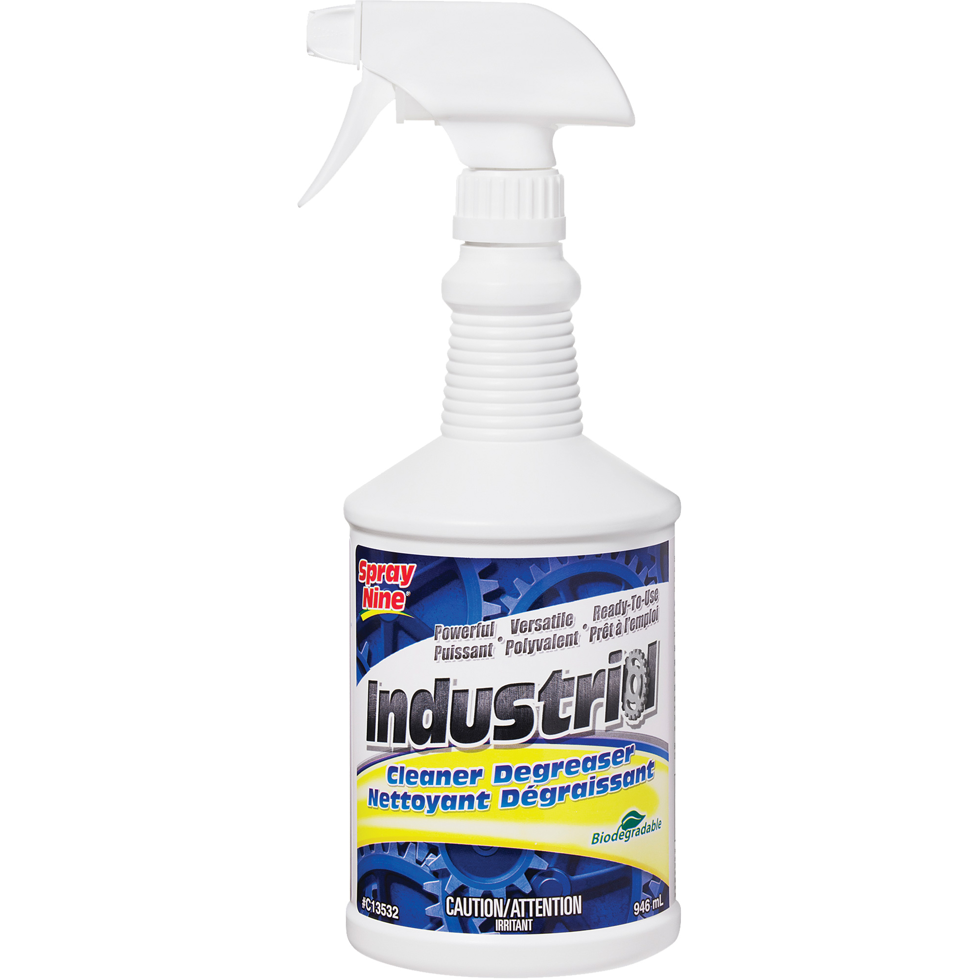 Nettoyant/dégraissant industriel, Bouteille à gâchette
