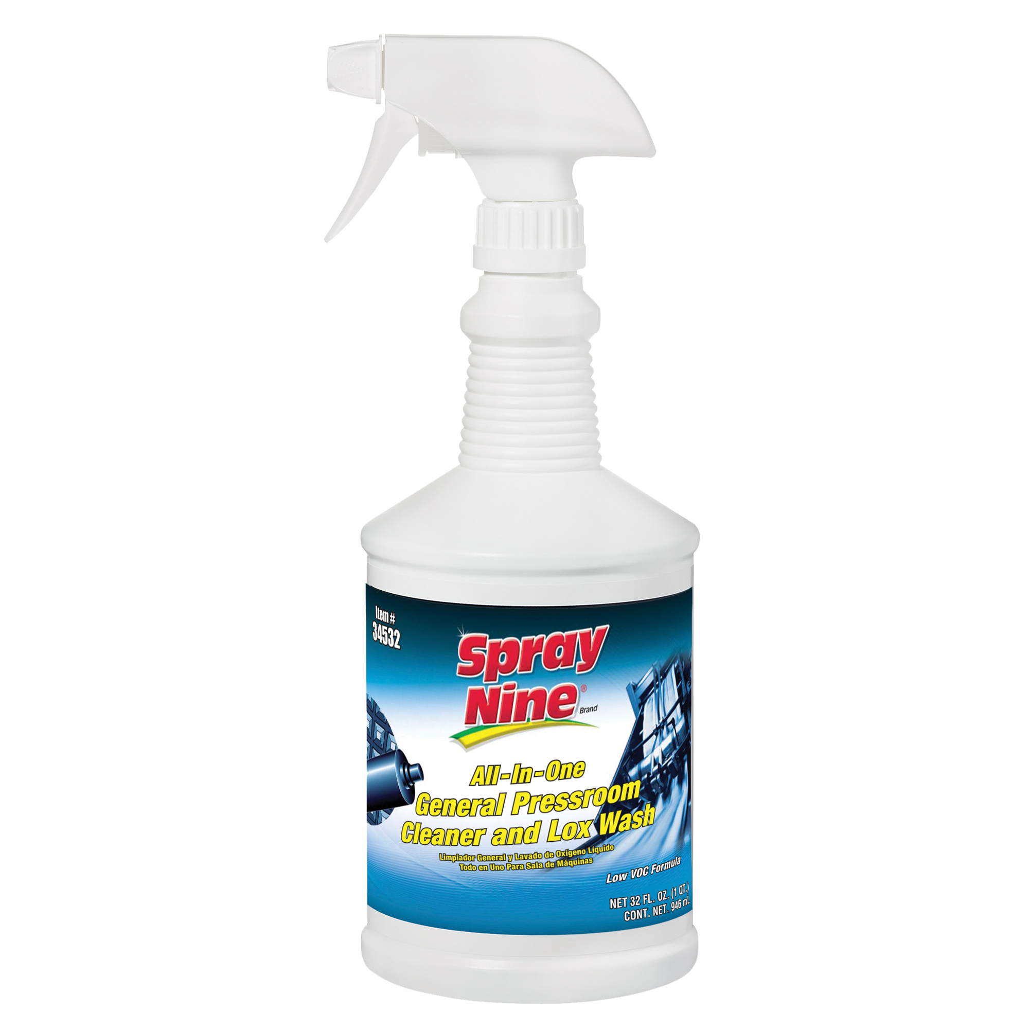 Nettoyant général Spray NineMD pour impression, 946 ml, Bouteille à gâchette