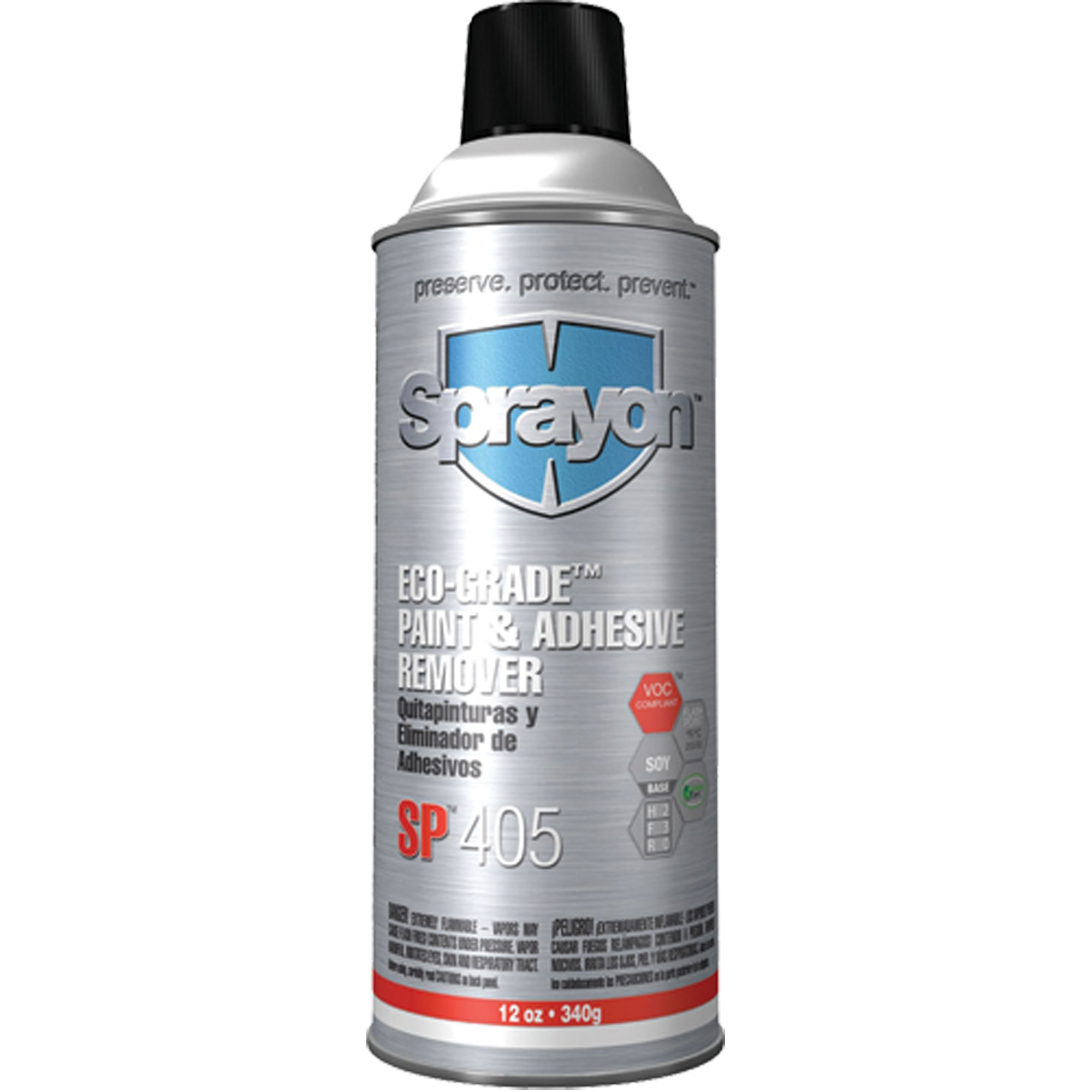 Décapant pour peinture et adhésif écologique SP405, 12 oz, Canette aérosol