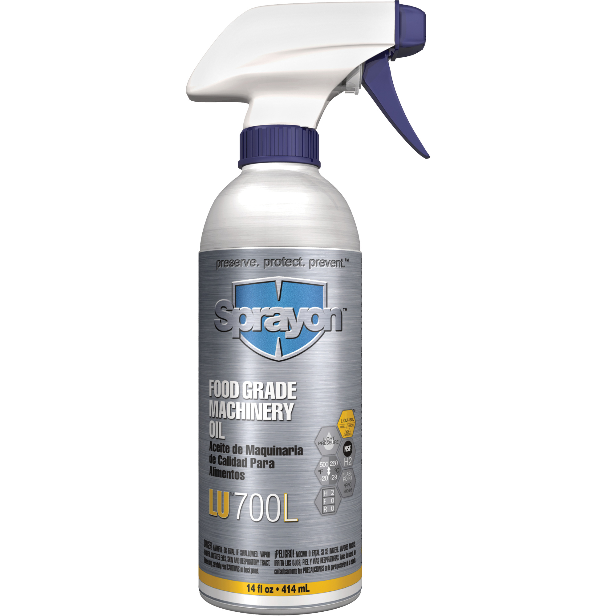 Huile à machine de catégorie alimentaire, 14 oz, Bouteille à gâchette