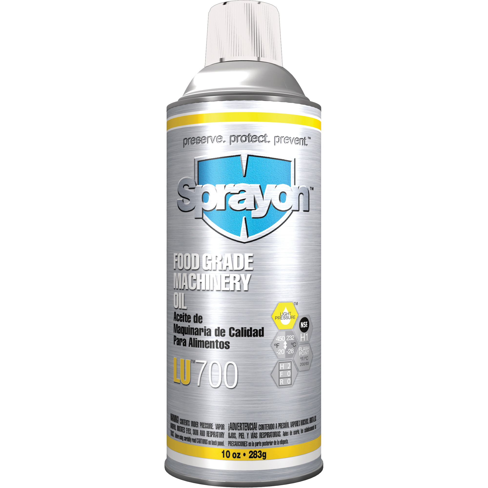 Huile à machine de catégorie alimentaire LU700, 10 oz, Canette aérosol