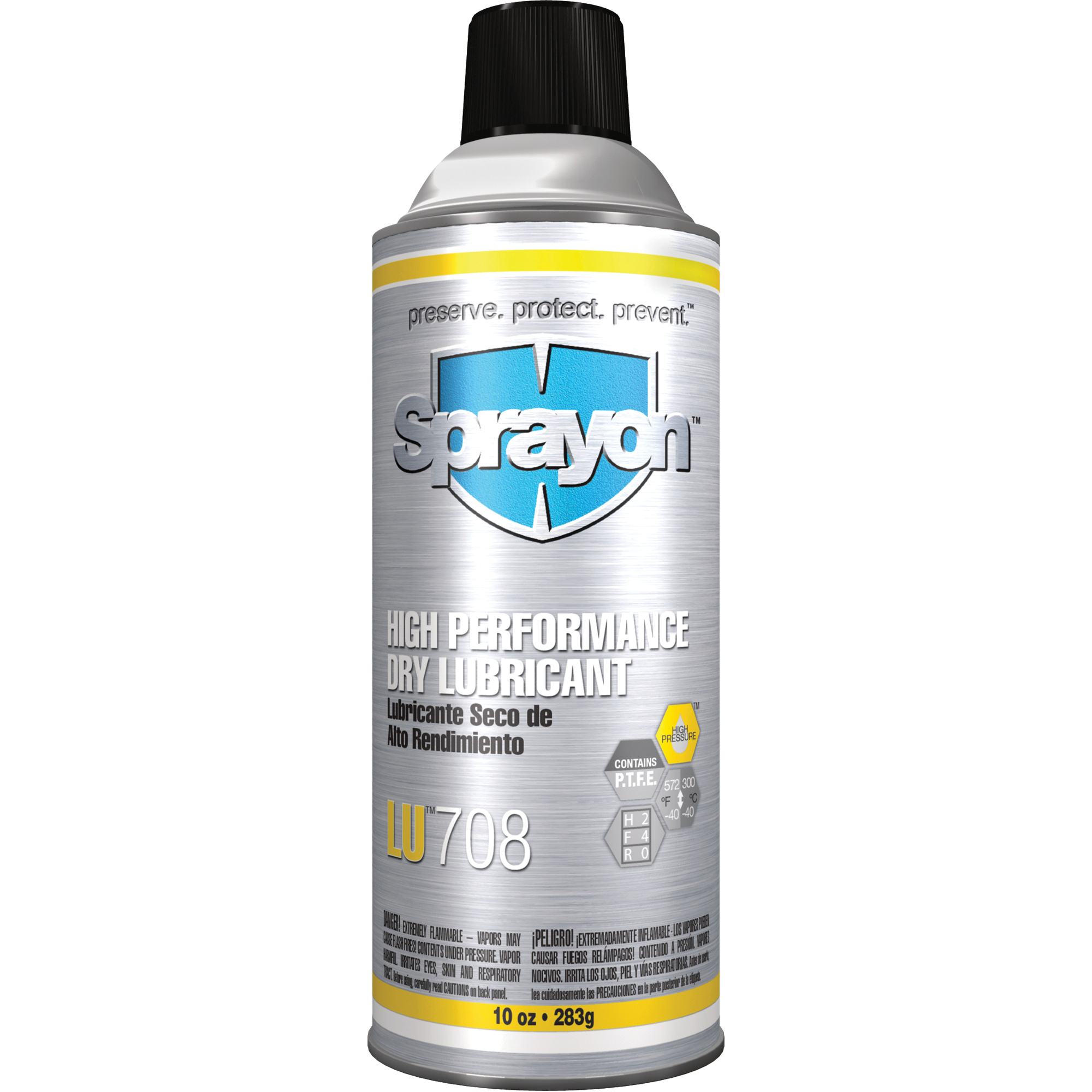 Lubrifiant sec de haute performance LU708, Canette aérosol