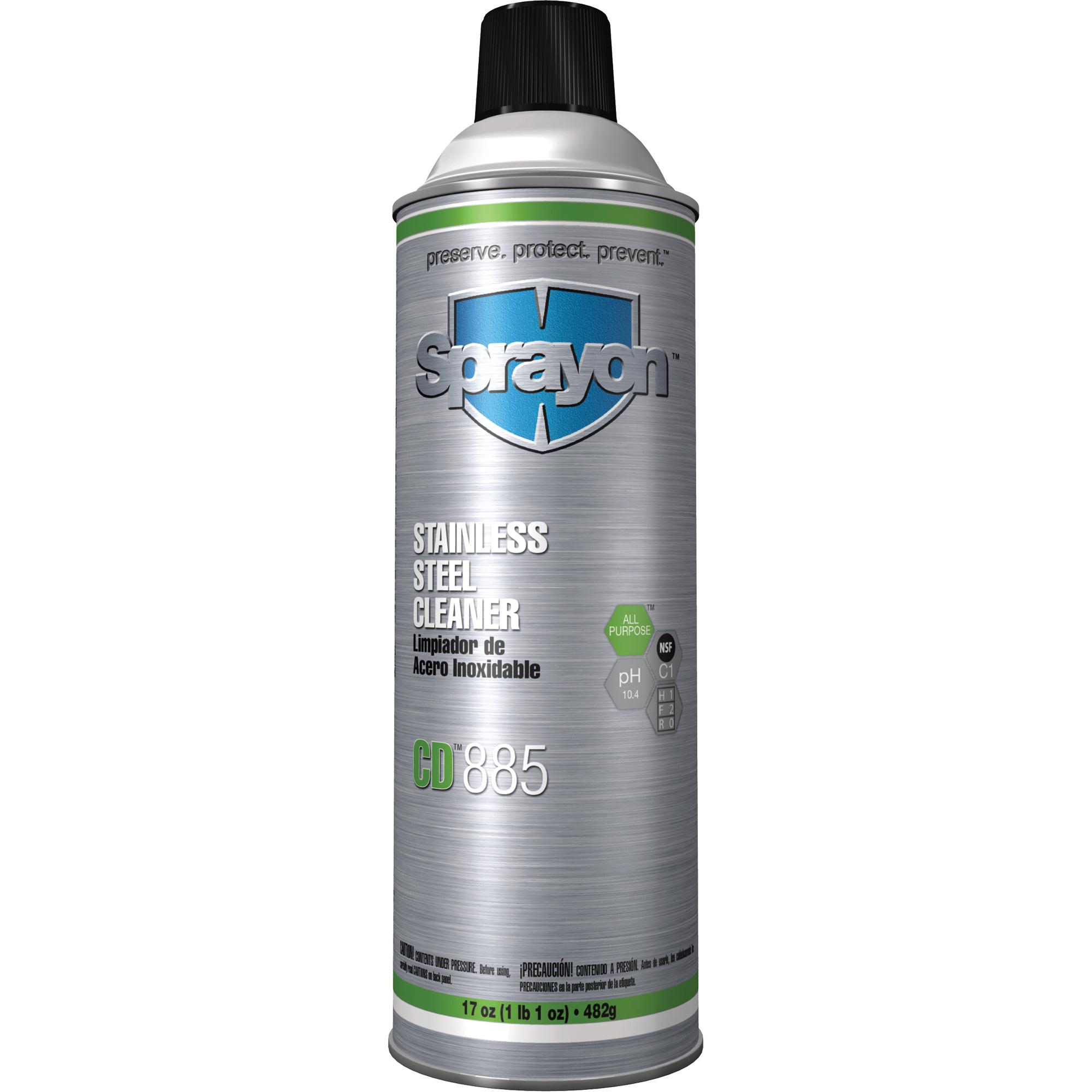 Nettoyant pour acier inoxydable CD885, 20 oz, Canette aérosol