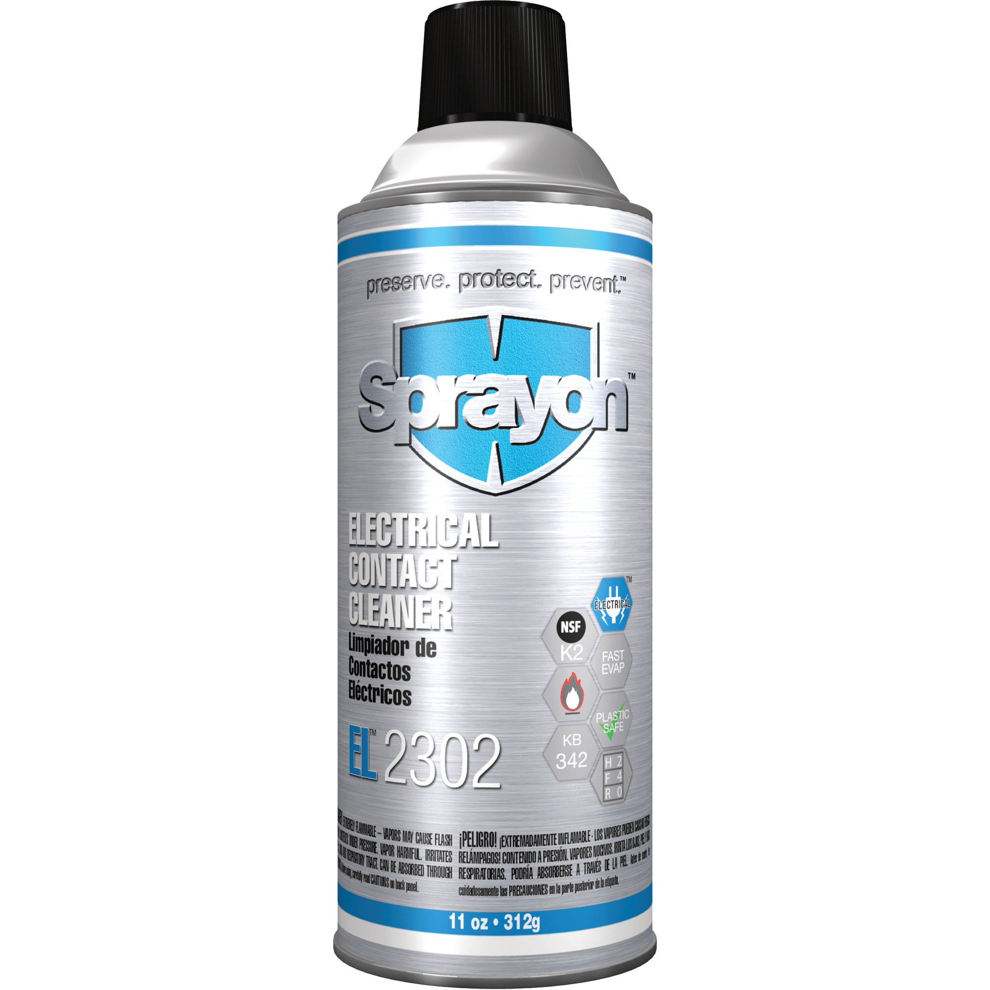 Nettoyant pour contacts électriques EL2302, Canette aérosol