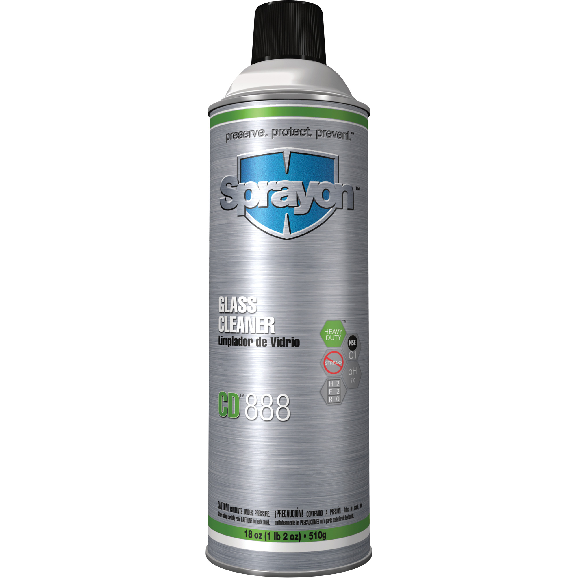 Nettoyant pour vitres CD888, 20 oz, Canette aérosol
