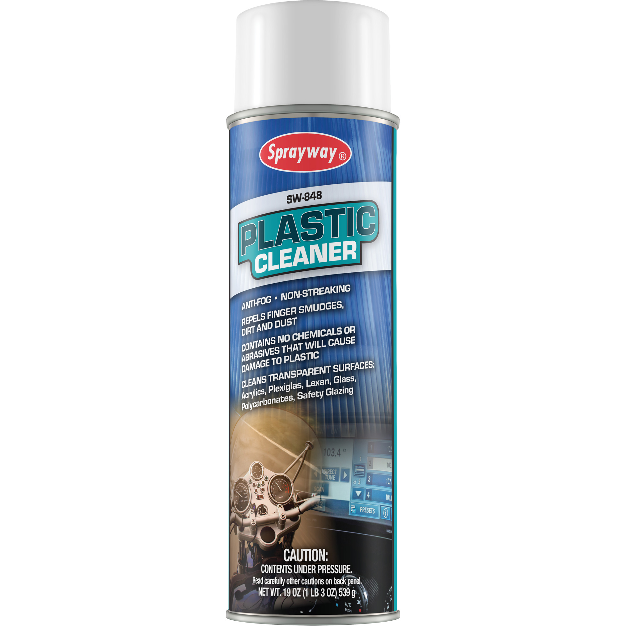 Nettoyant pour surfaces en plastique, 19 oz liq., Canette aérosol