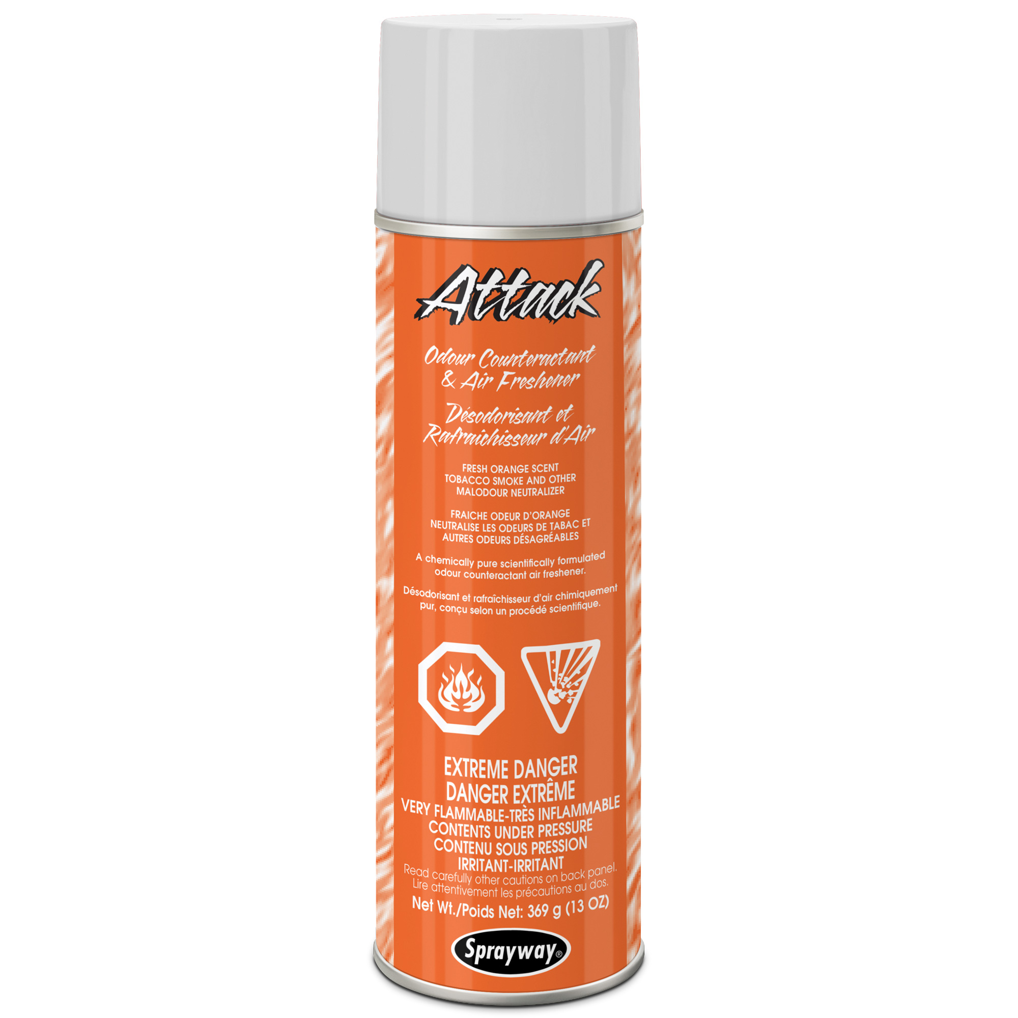 Purificateur d'air, Éclat d'orange, Canette aérosol