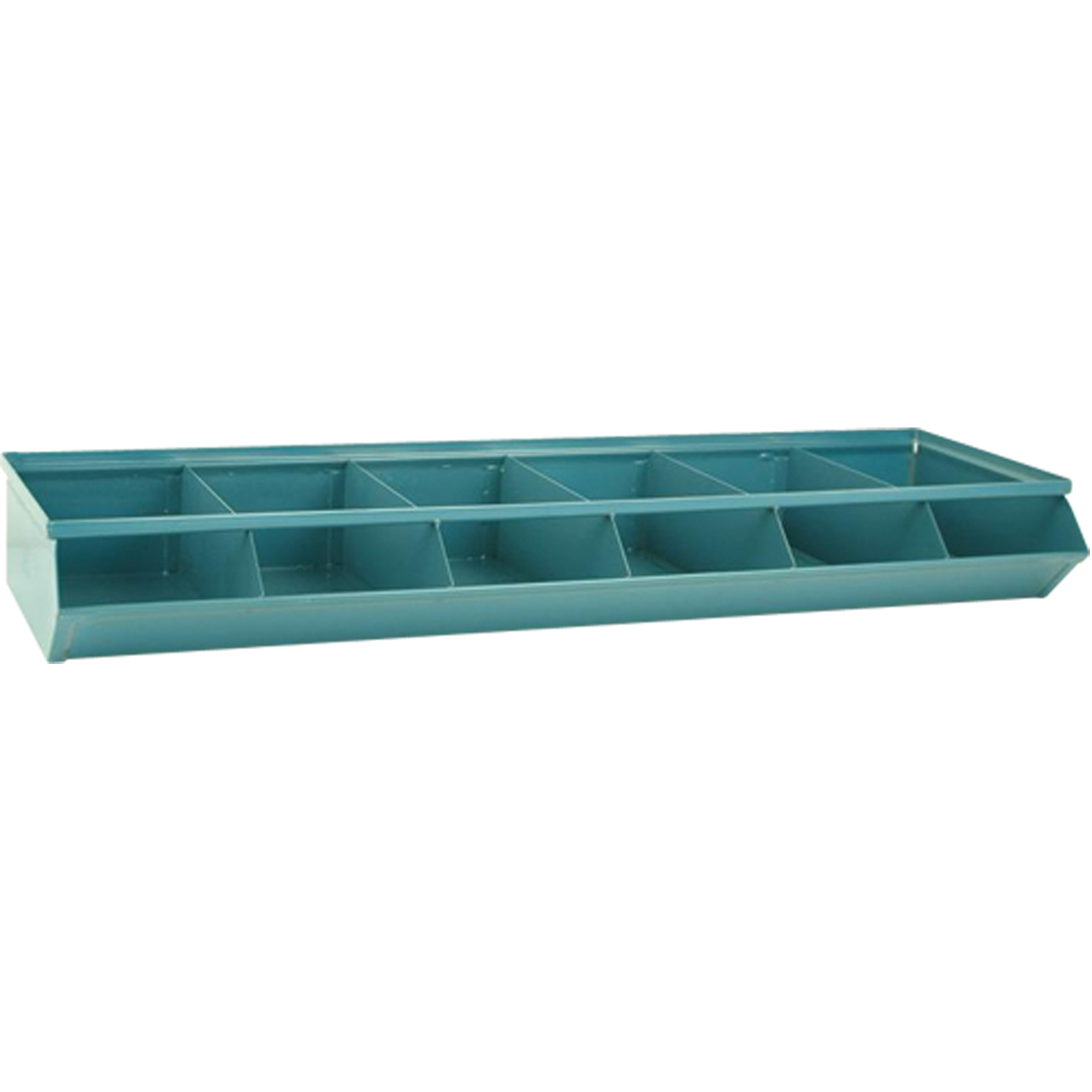 Bacs sectionnels superposables, Cap. 100 lb, 37" la x 12" p x 4-1/2" h, Bleu