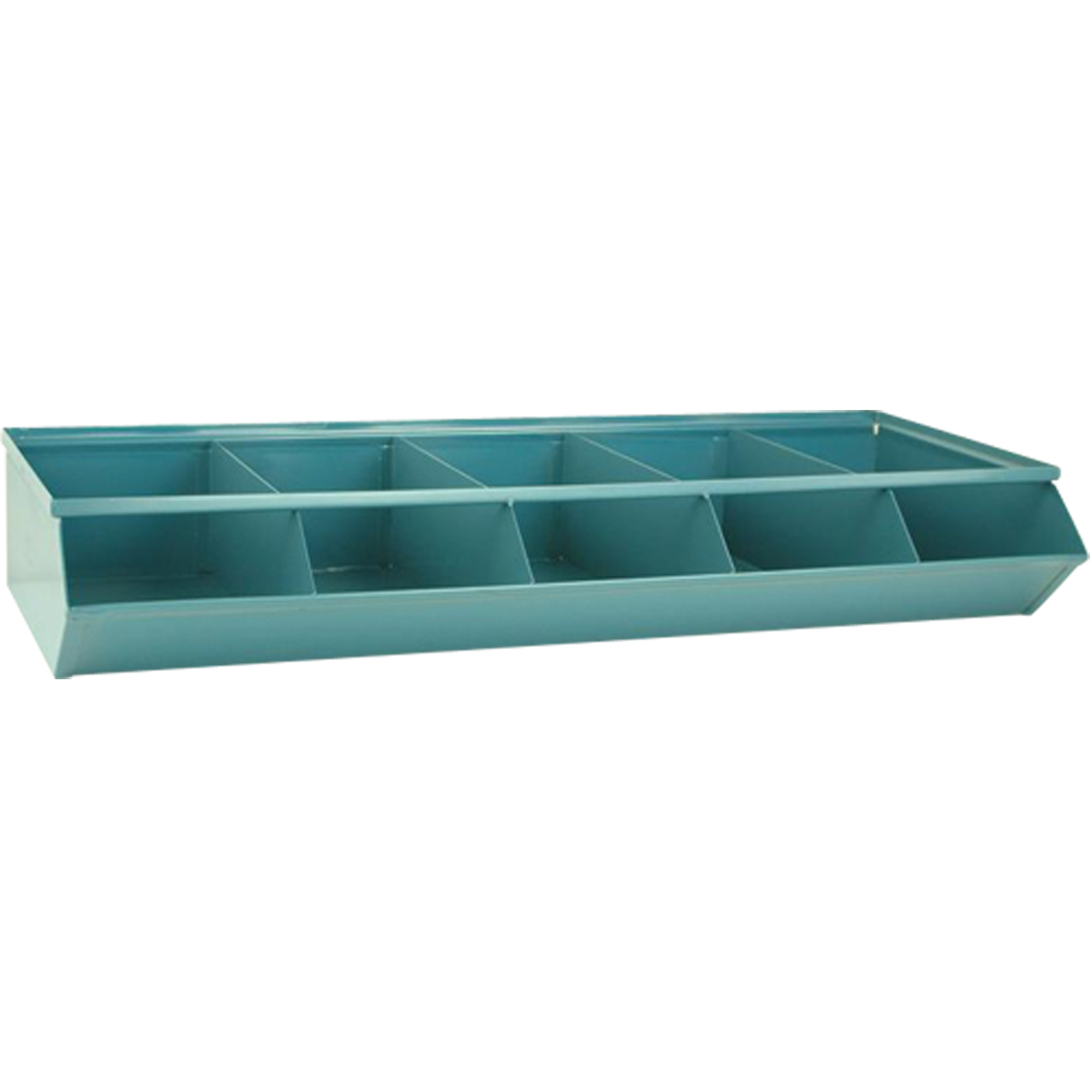 Bacs sectionnels superposables, Cap. 100 lb, 37" la x 15-1/2" p x 6" h, Bleu