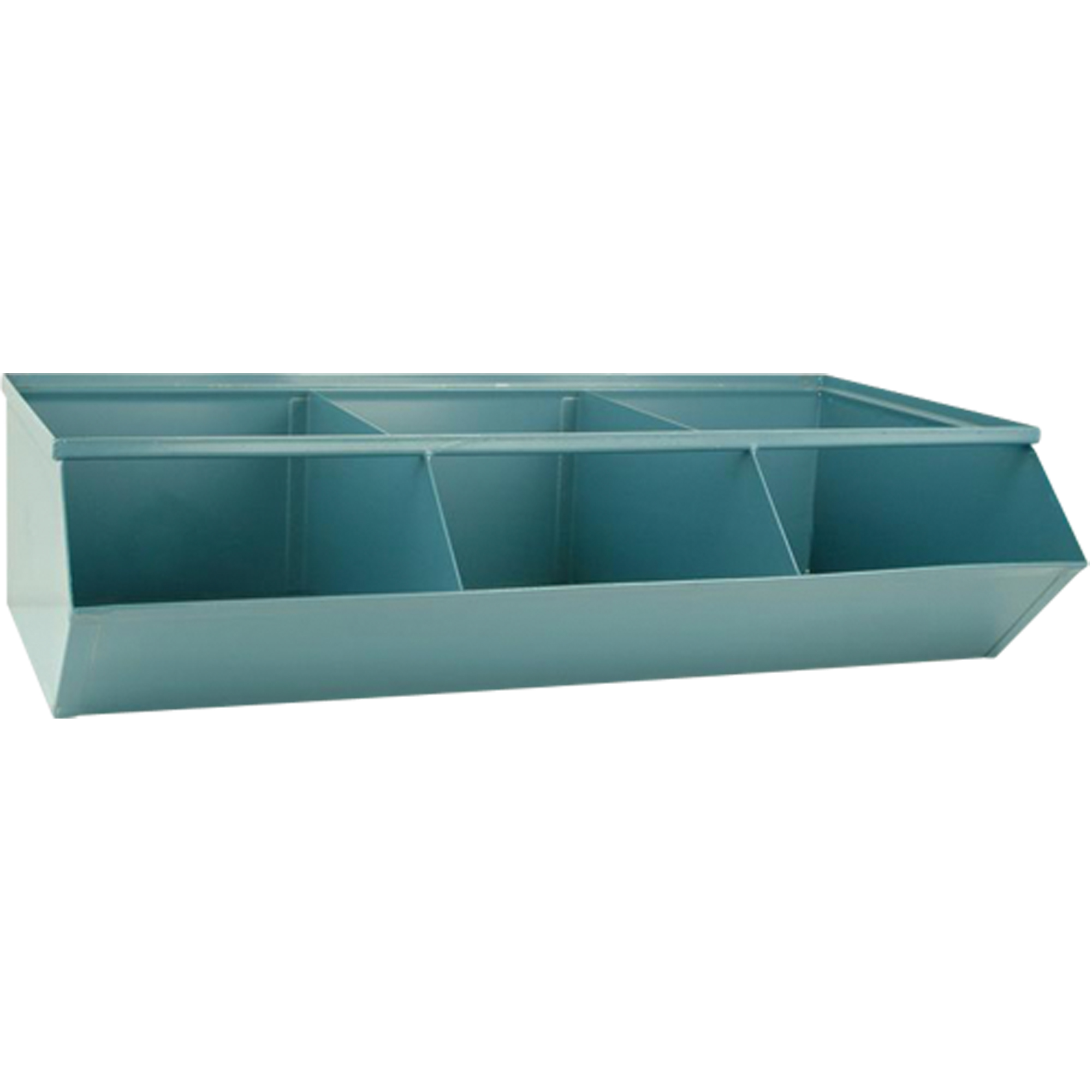 Bacs sectionnels superposables, Cap. 100 lb, 37" la x 20-1/2" p x 9-1/2" h, Bleu
