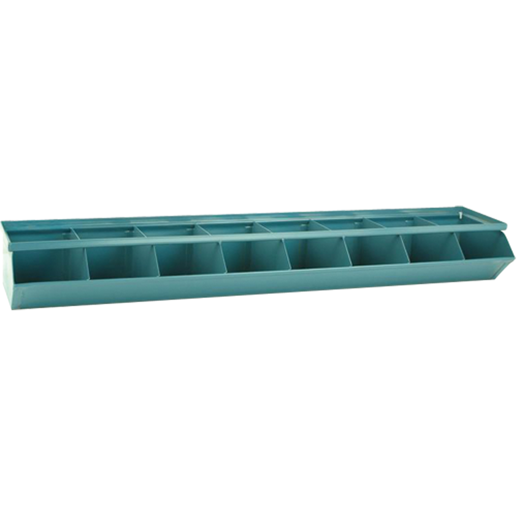 Bacs sectionnels superposables, Cap. 100 lb, 37" la x 8" p x 4-1/2" h, Bleu