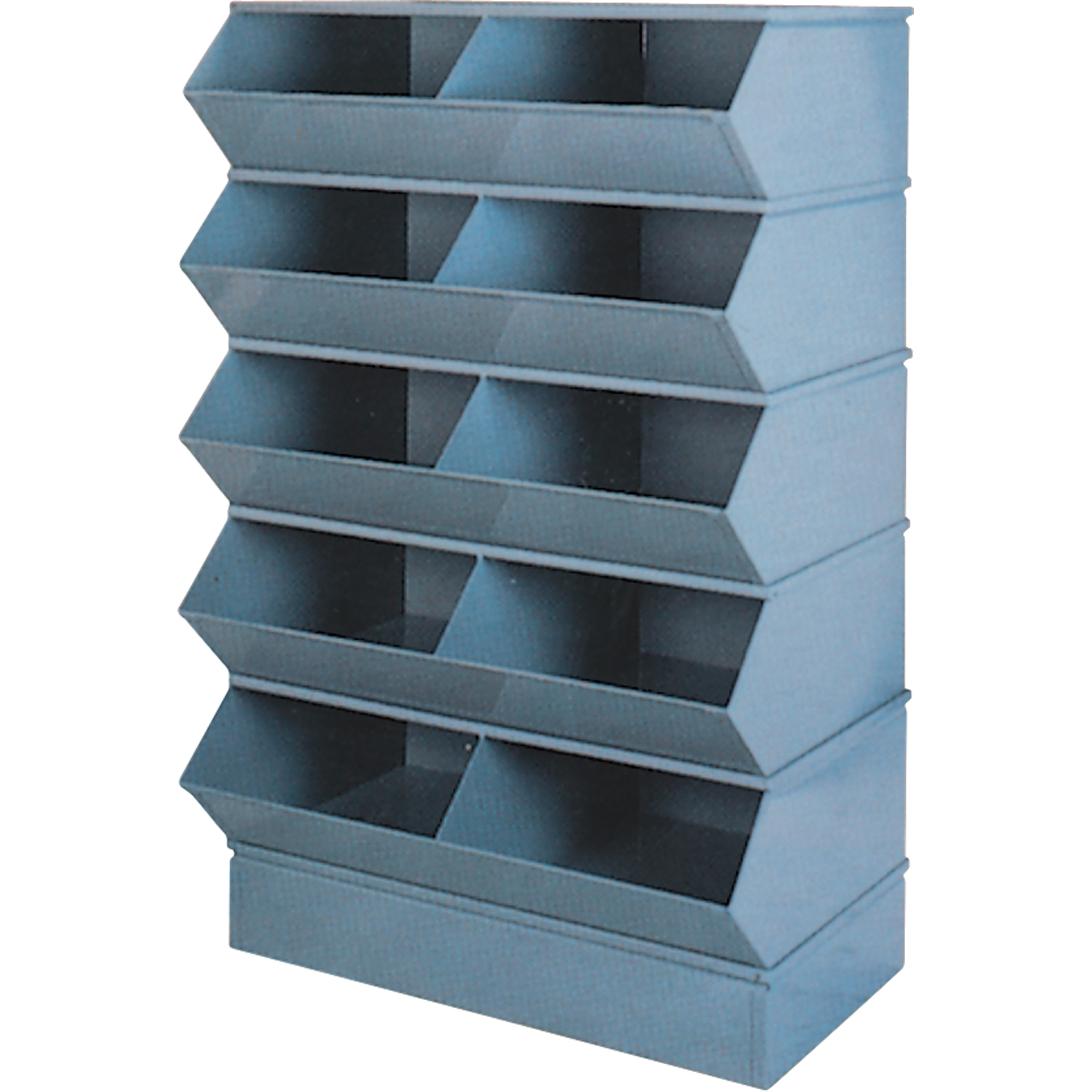 Systèmes sectionnels à assembler, Cap. 5000 lb, 37" la x 24" p x 55" h, Bleu