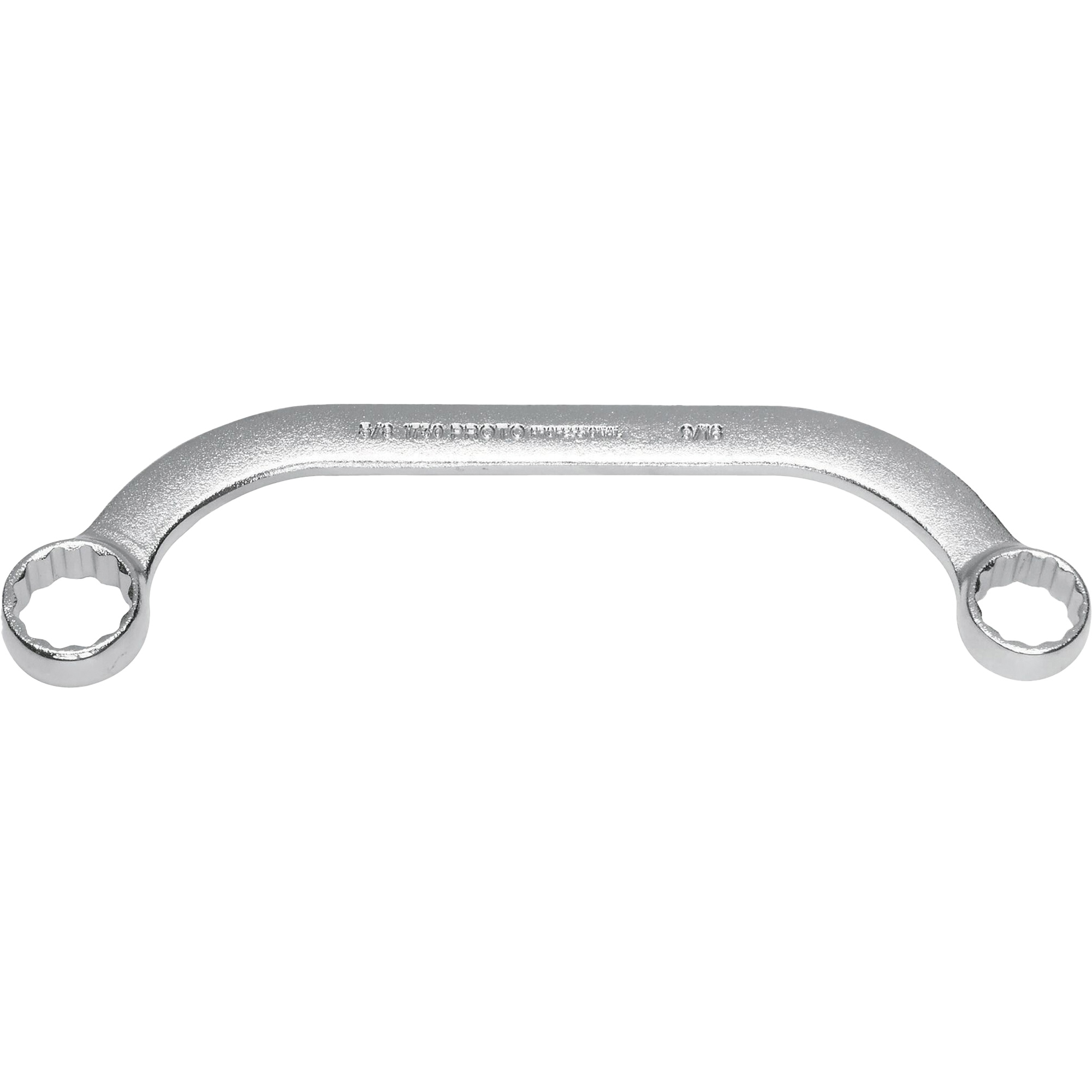 Clé polygonale, 12 pans, 5/8"/9/16", décalées de 15°, Fini Ordinaire