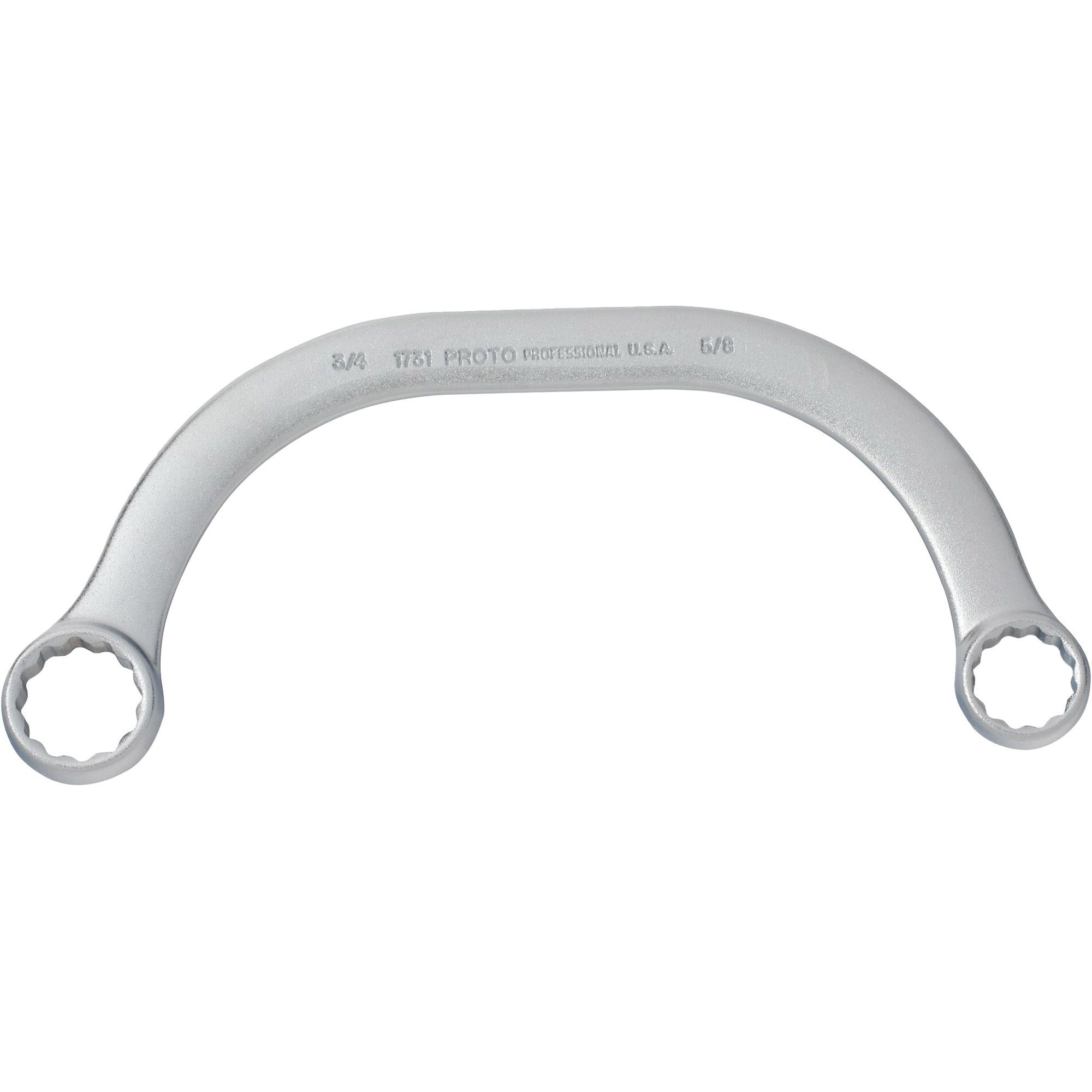 Clé polygonale, 12 pans, 5/8" x 3/4", décalées de 15°, Fini Ordinaire