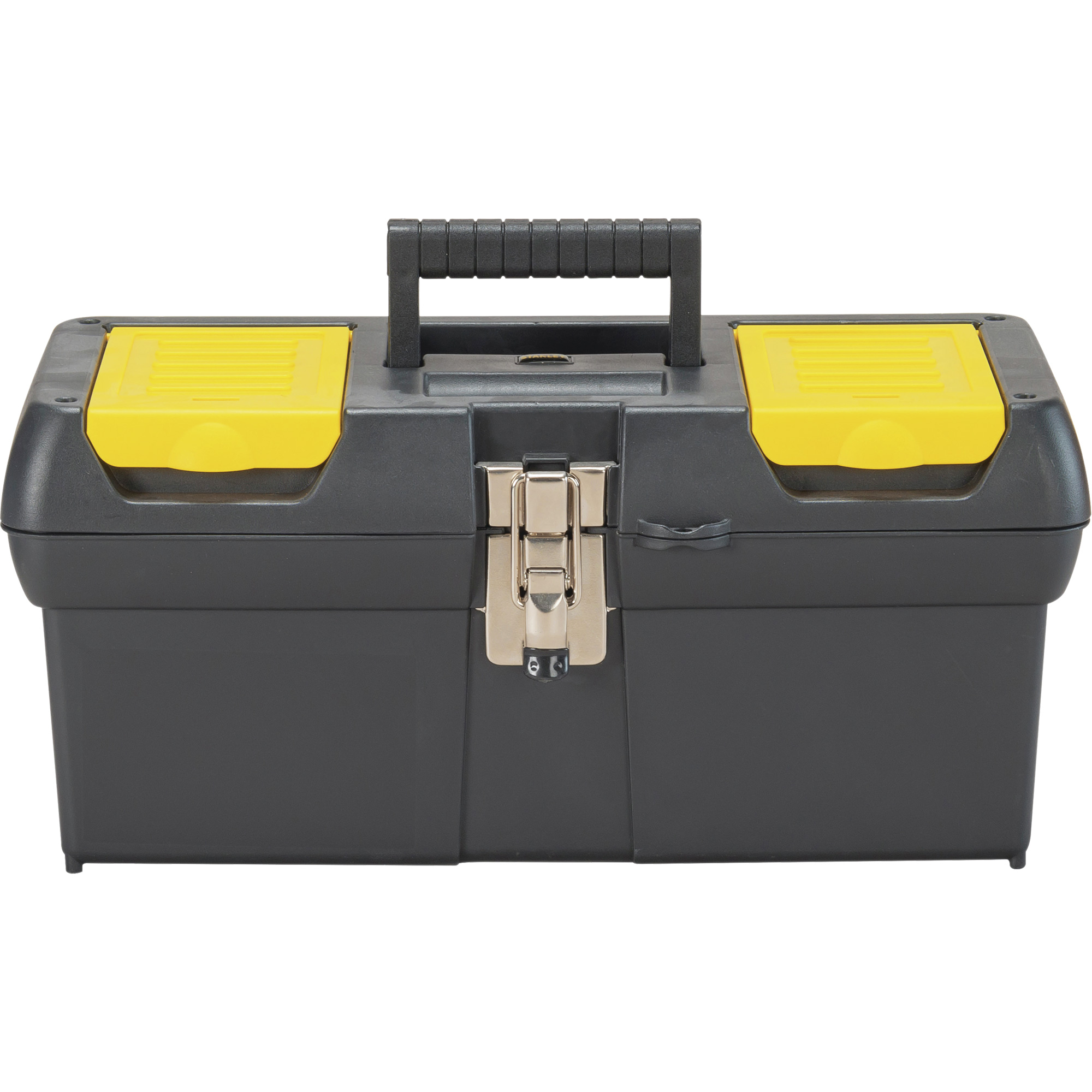 Coffre à outils avec plateau de série 2000, 16" la x 7-1/10" p x 8-1/10" h, Noir/Jaune