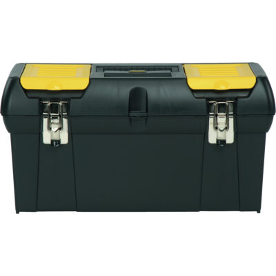 Coffre à outils avec plateau de série 2000, 24" la x 11-1/4" p x 11" h, Noir/Jaune
