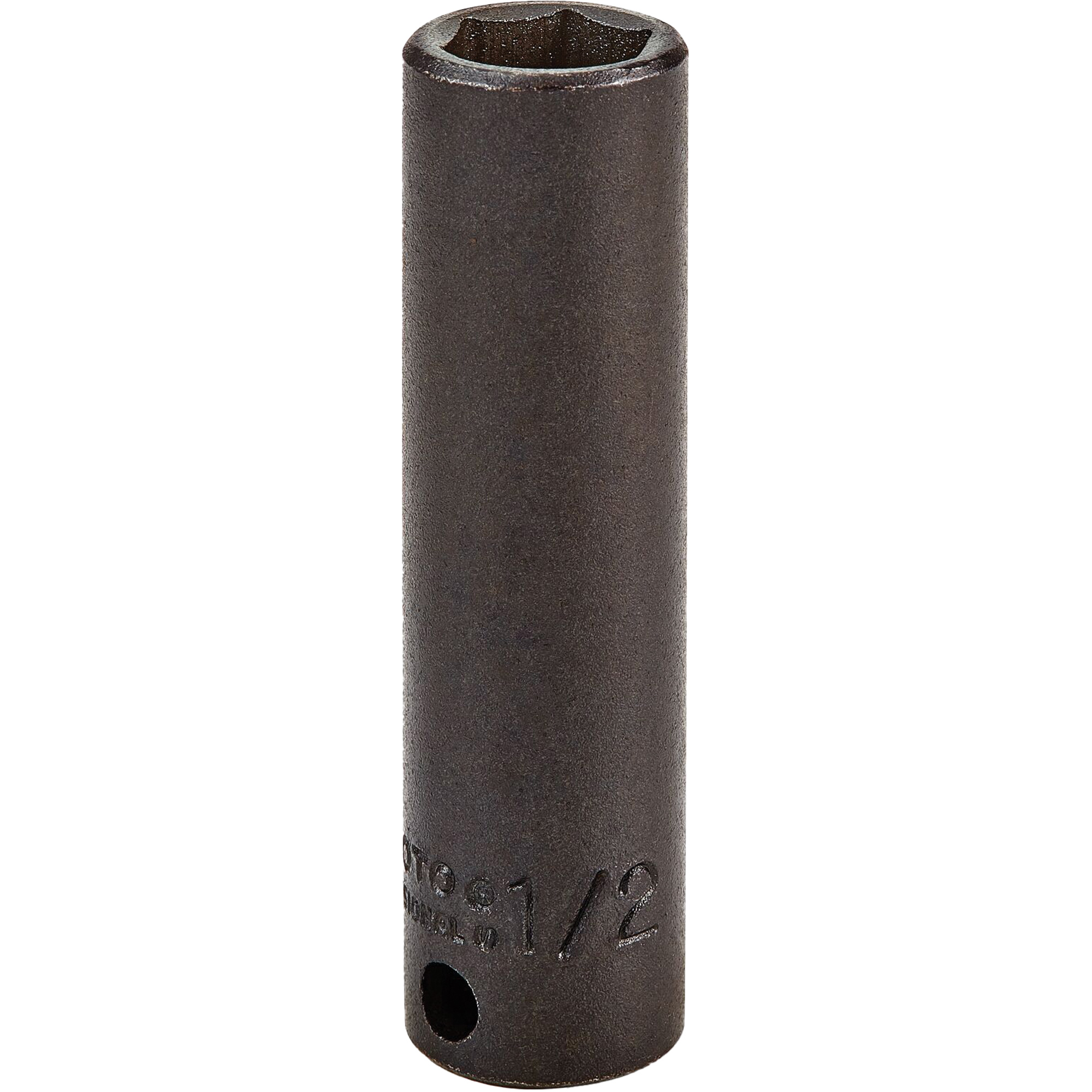 Douille, Chocs, 1/2", Prise 3/8", 6 pans, Profond
