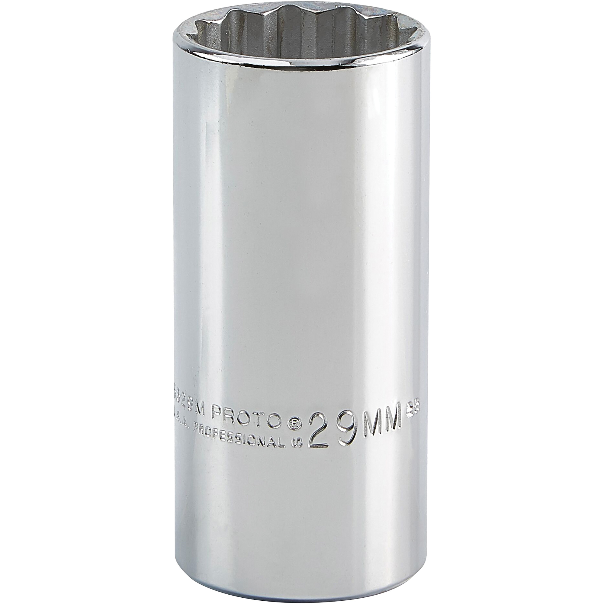 Douille universelle, 29 mm, Prise 1/2", 12 pans, Profond