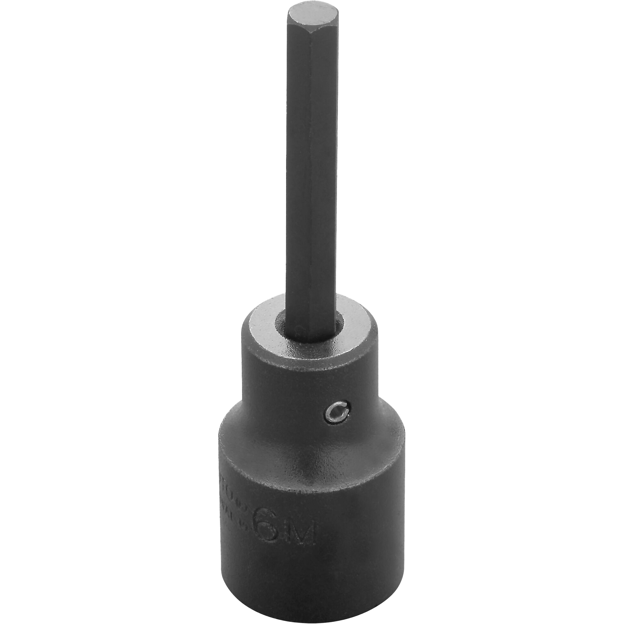 Embout à insérer, Hexagonale, 6 mm x 3-1/4" lo, Prise 1/2"