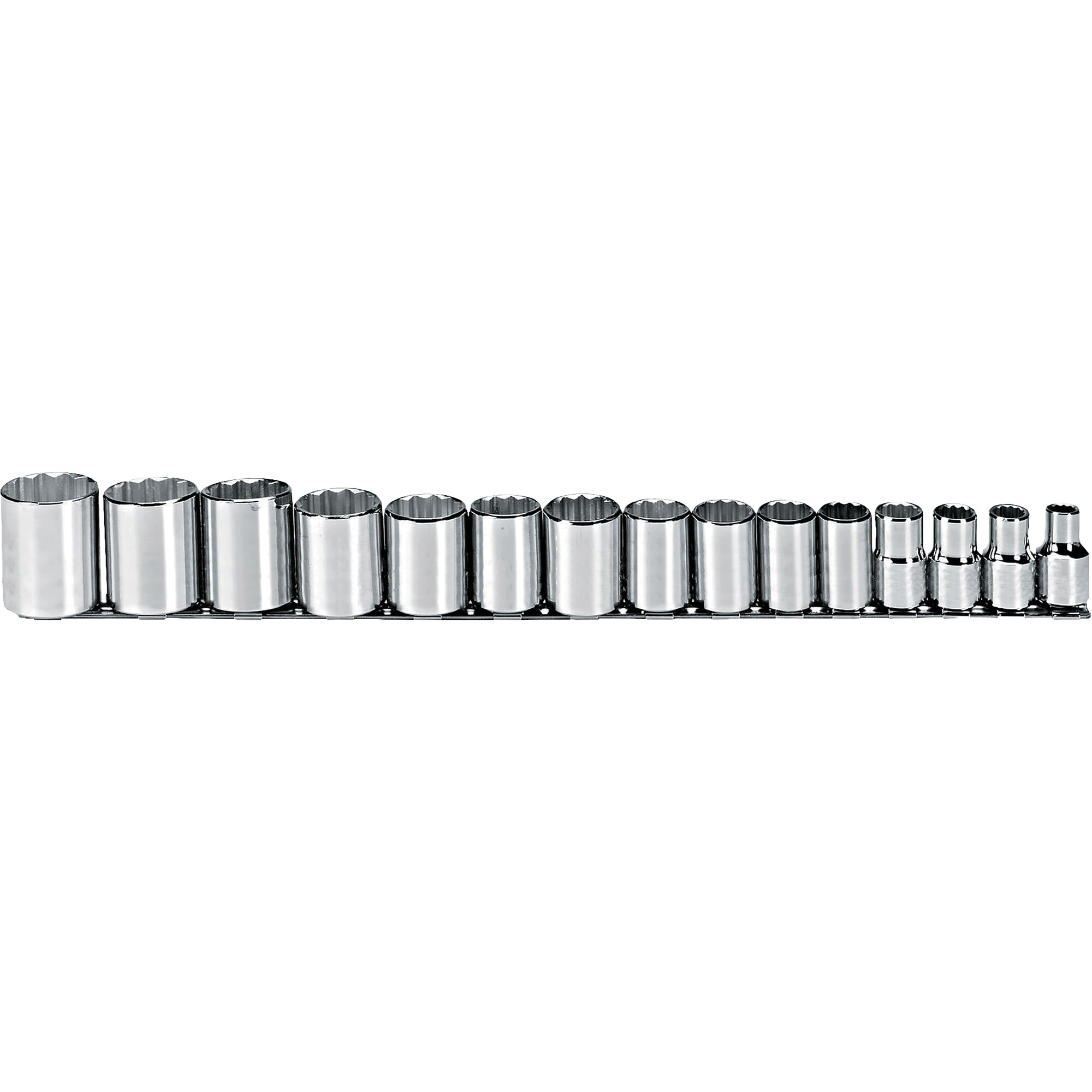 Jeu de douilles, 15 Mcx, Prise de 1/2"