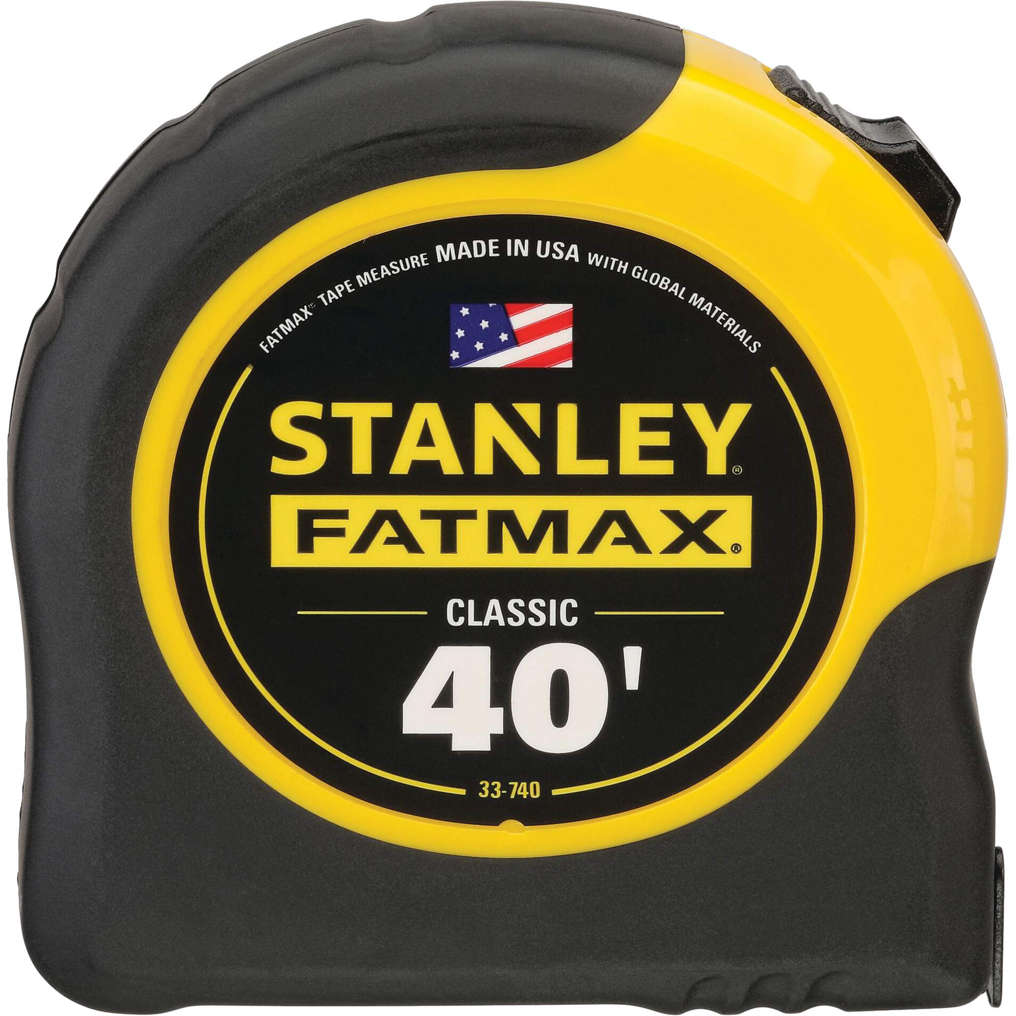 Ruban à mesurer FatMaxMD avec revêtement BladeArmourMD, 1-1/4" x 40', Marques de goujon Impérial