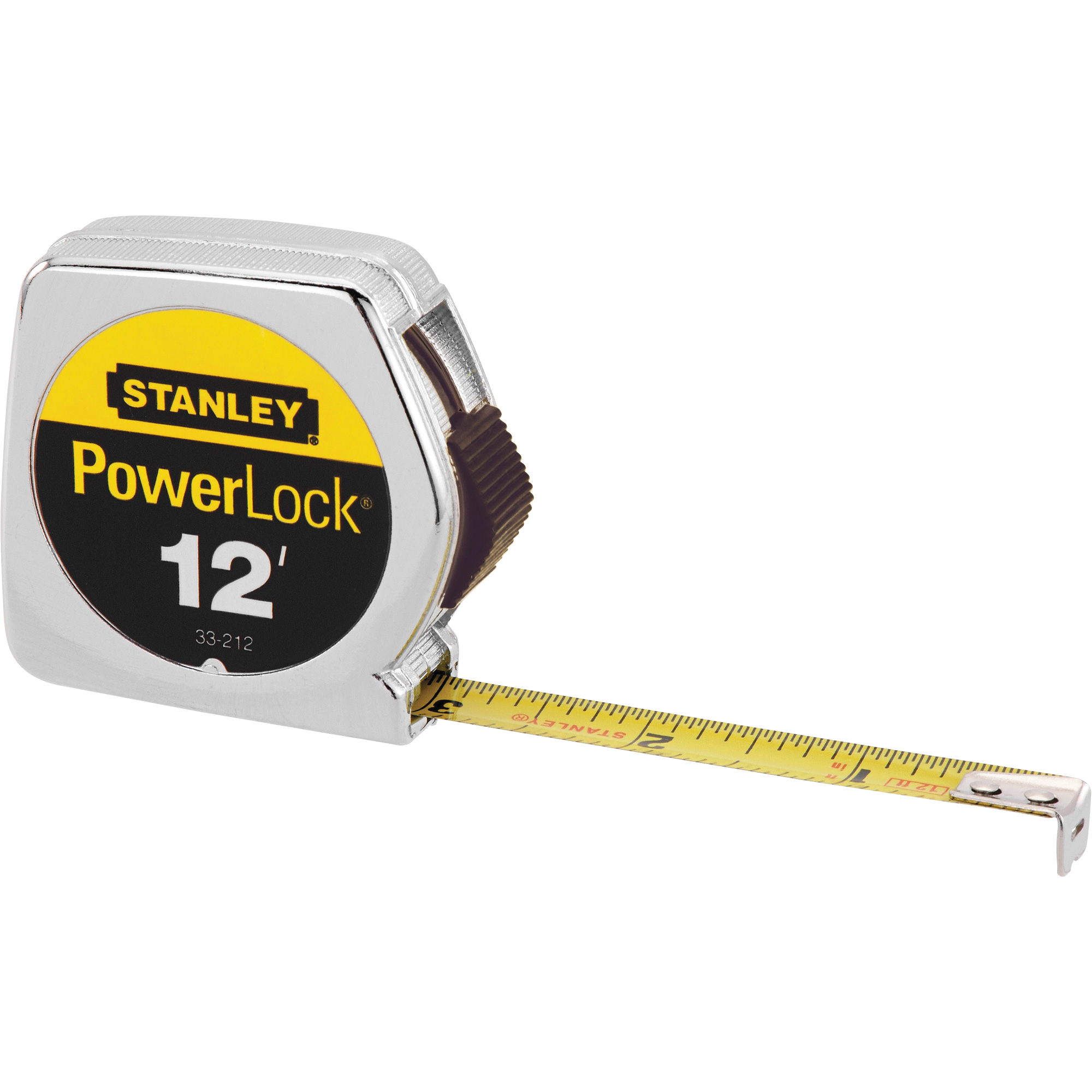 Ruban à mesurer PowerLockMD, 1/2" x 12', Marques de goujon Impérial