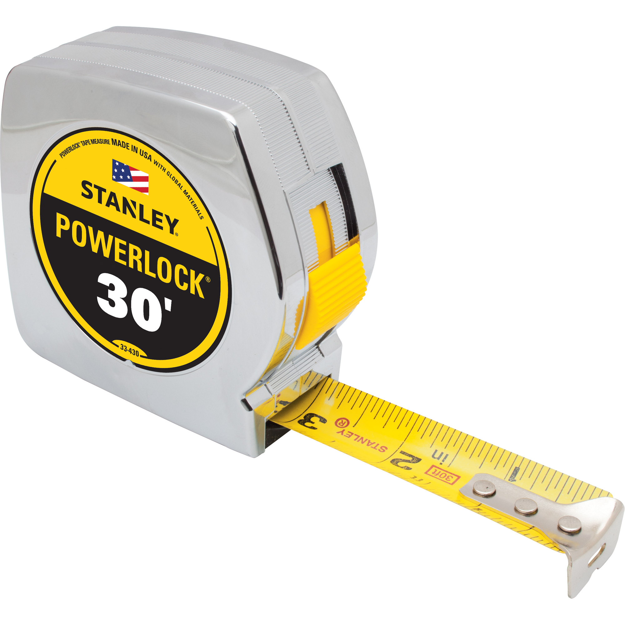 Ruban à mesurer PowerlockMD, 1" x 30', Marques de goujon Impérial – Image 2