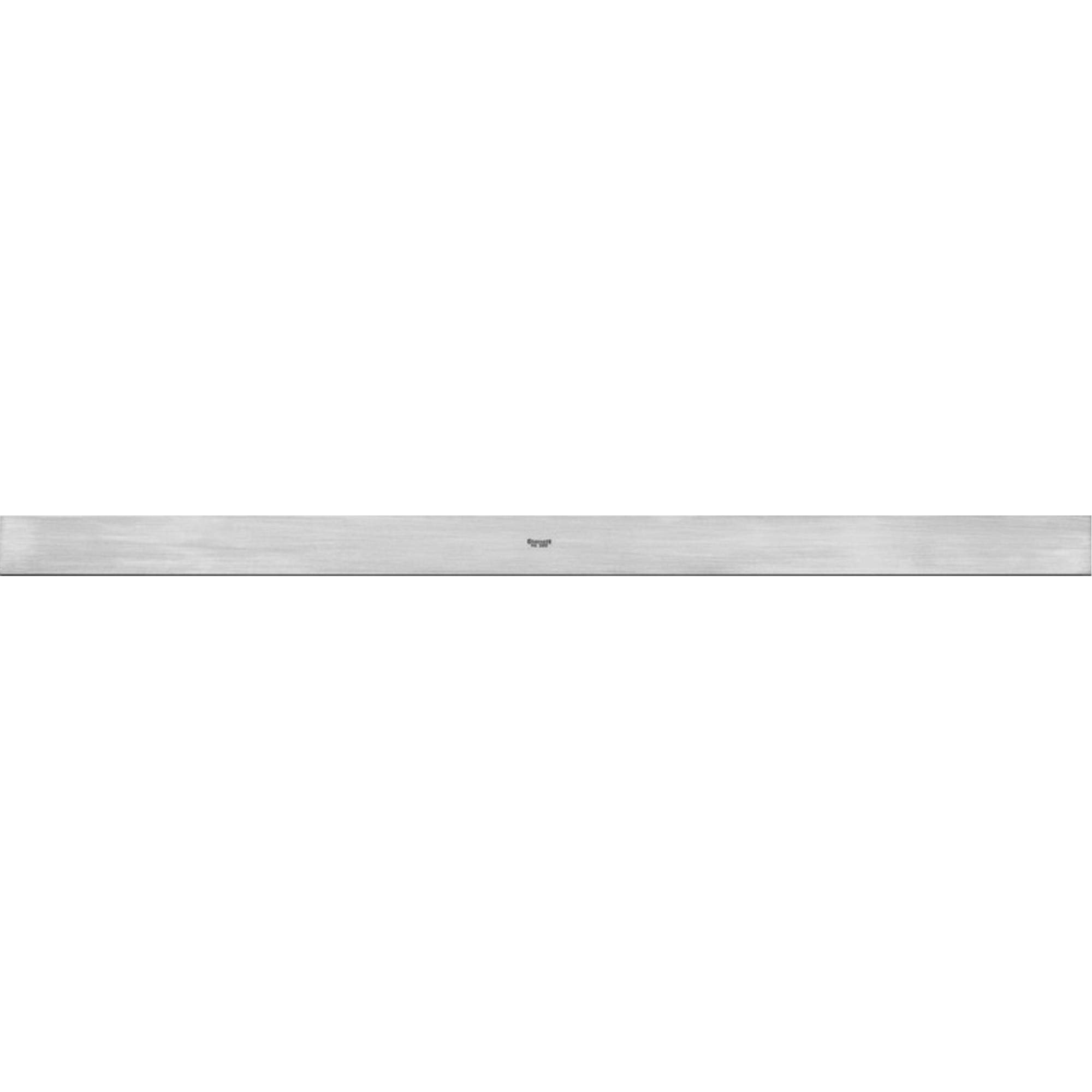 Bordure droite en acier série 380, 24" lo, 1-13/32" la, Épaisseur de 11/64"