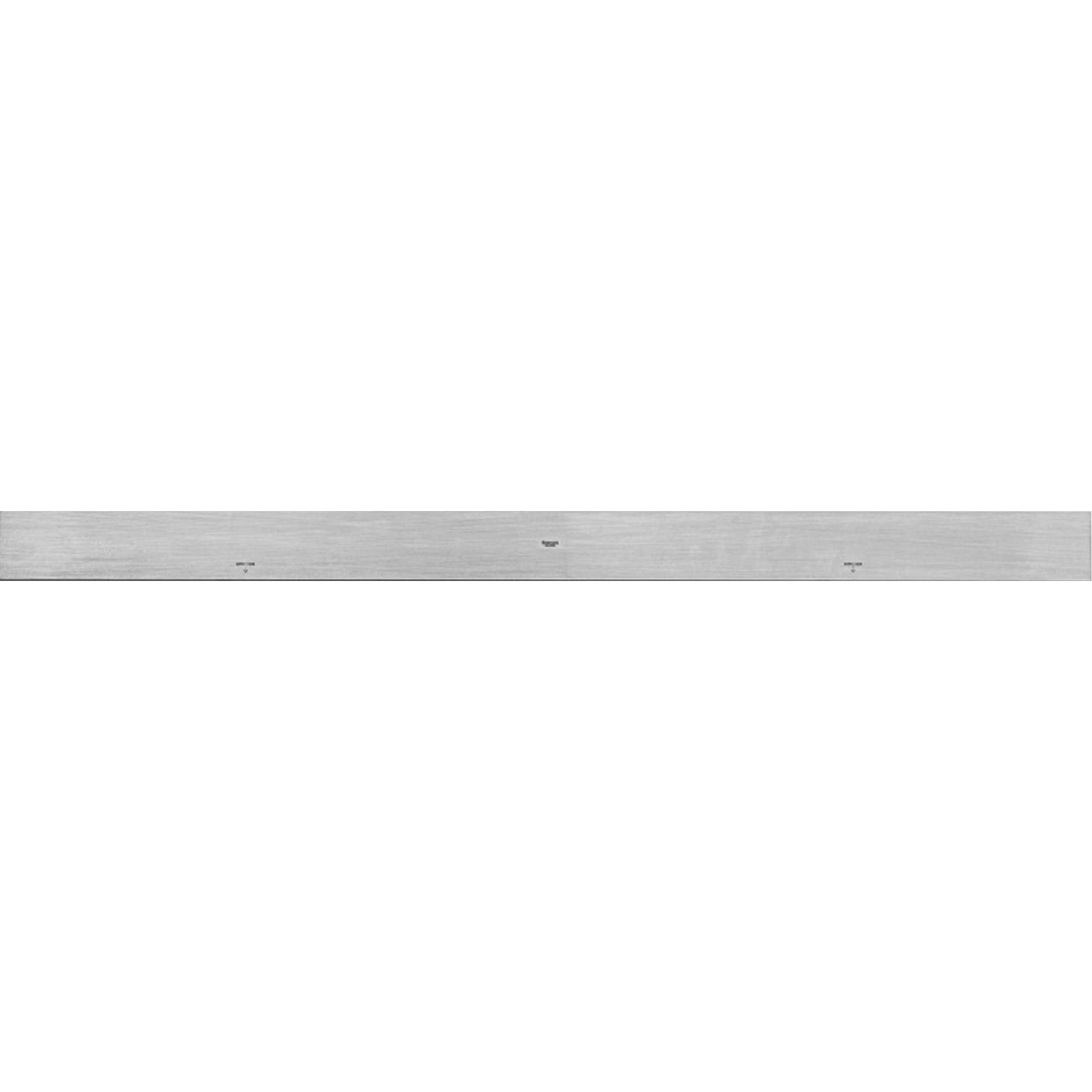 Bordure droite en acier série 380, 36" lo, 2-13/32" la, Épaisseur de 7/32"