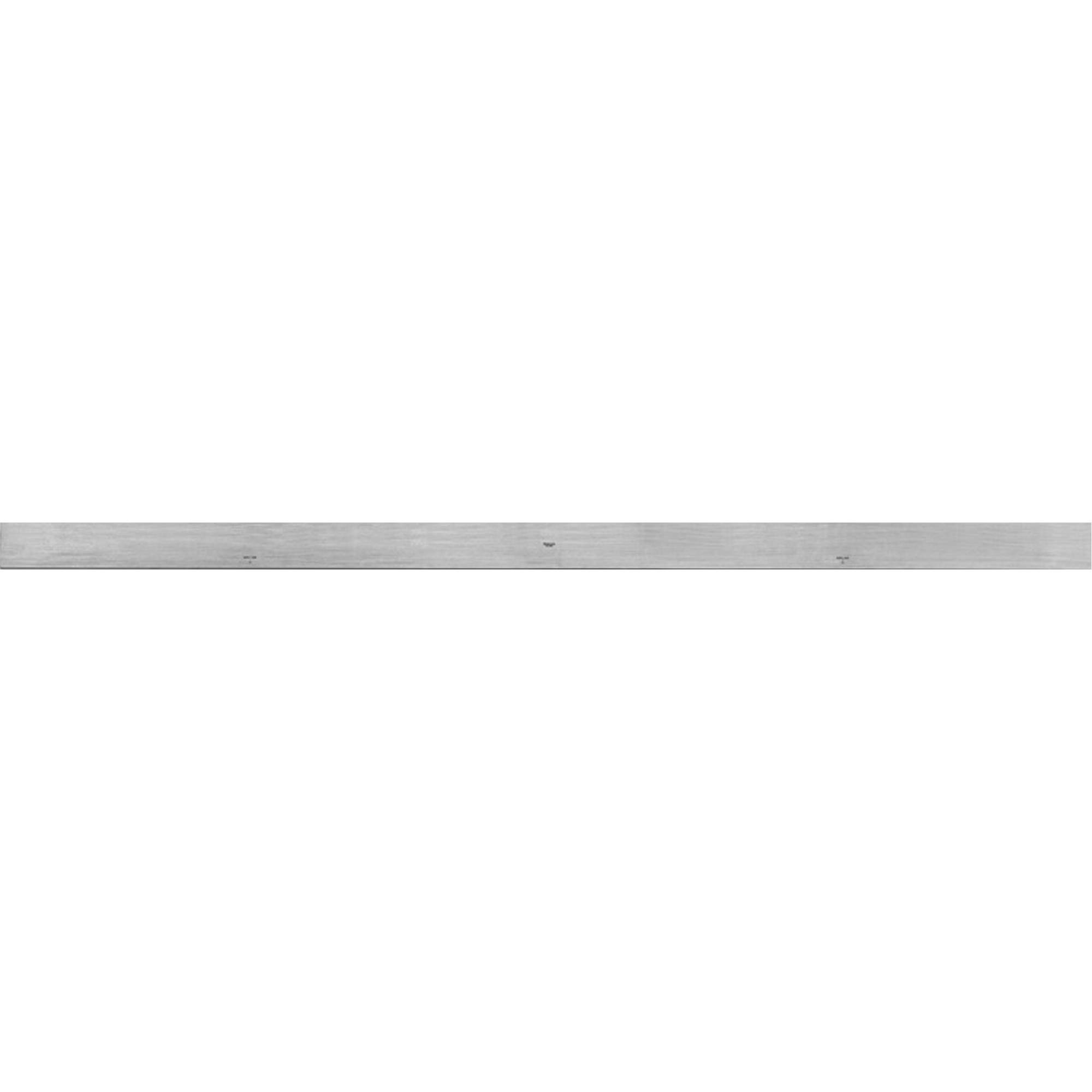 Bordure droite en acier série 380, 72" lo, 3-5/32" la, Épaisseur de 9/32"