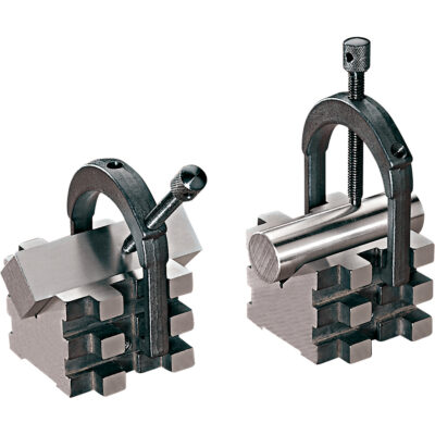 Cales en V & crampons de serrage pour pièces rondes ou carrées