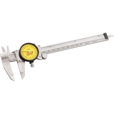 Compas à cadran, Résolution de 0,02 mm, 150 mm gamme de mesure
