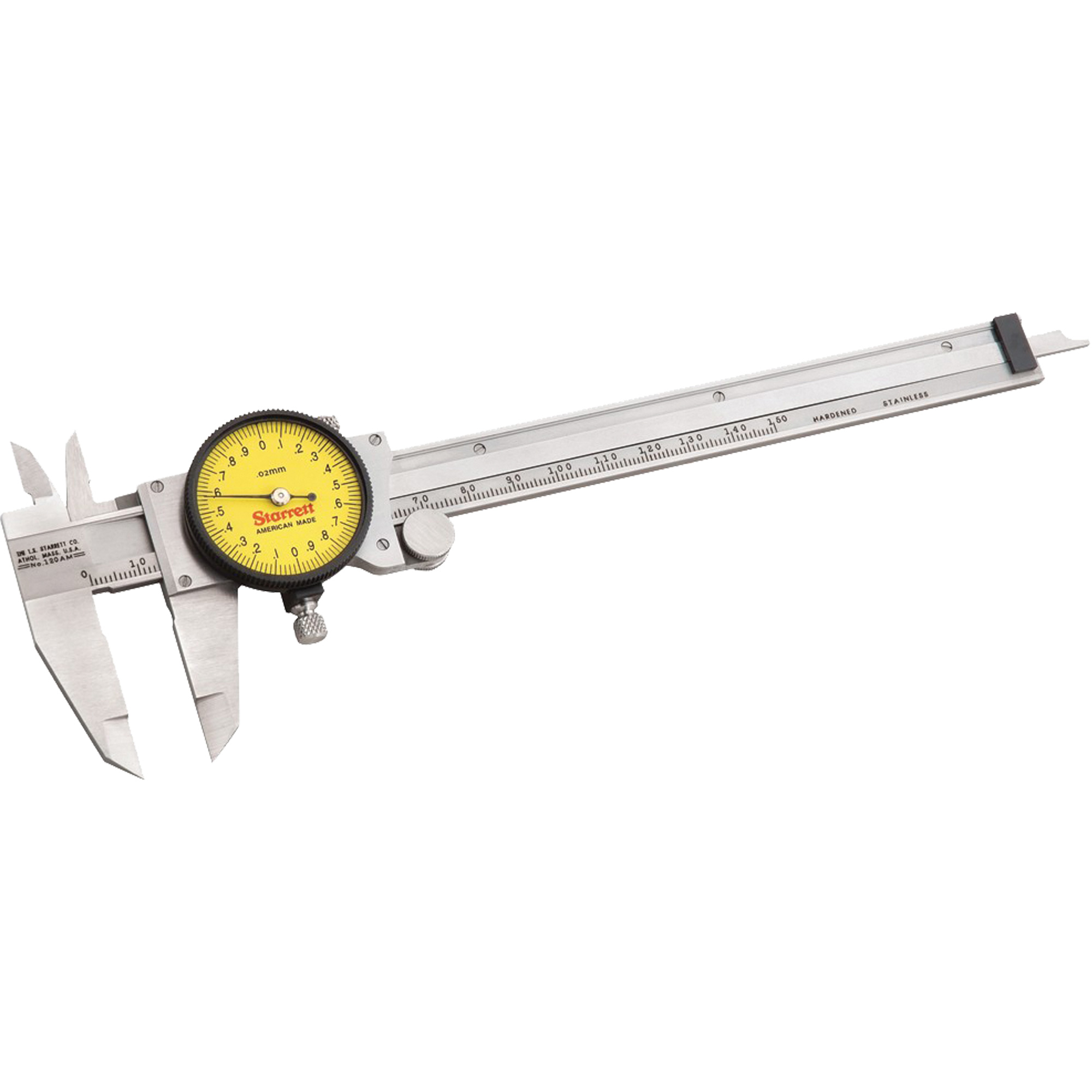Compas à cadran, Résolution de 0,02 mm, 150 mm gamme de mesure