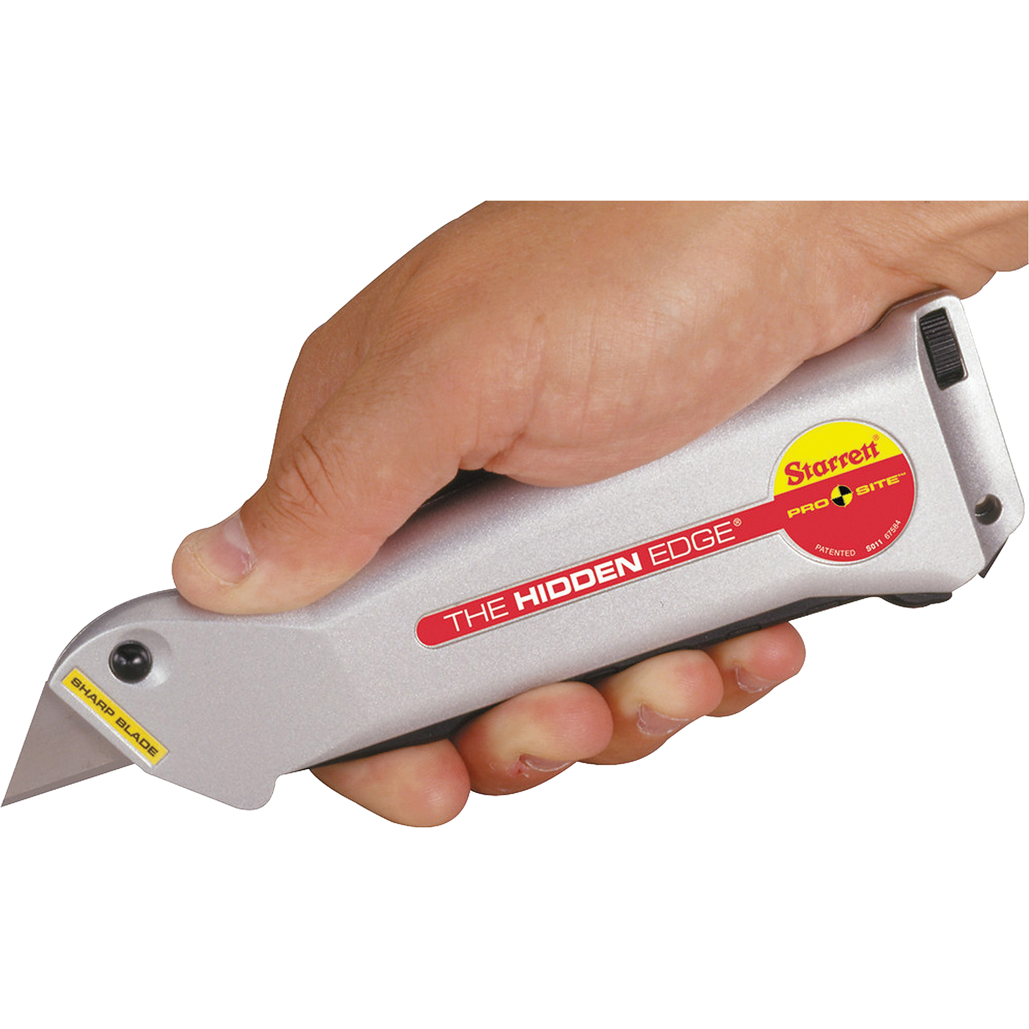 Couteau Hidden EdgeMD, 19 mm, Acier, Prise en Aluminium