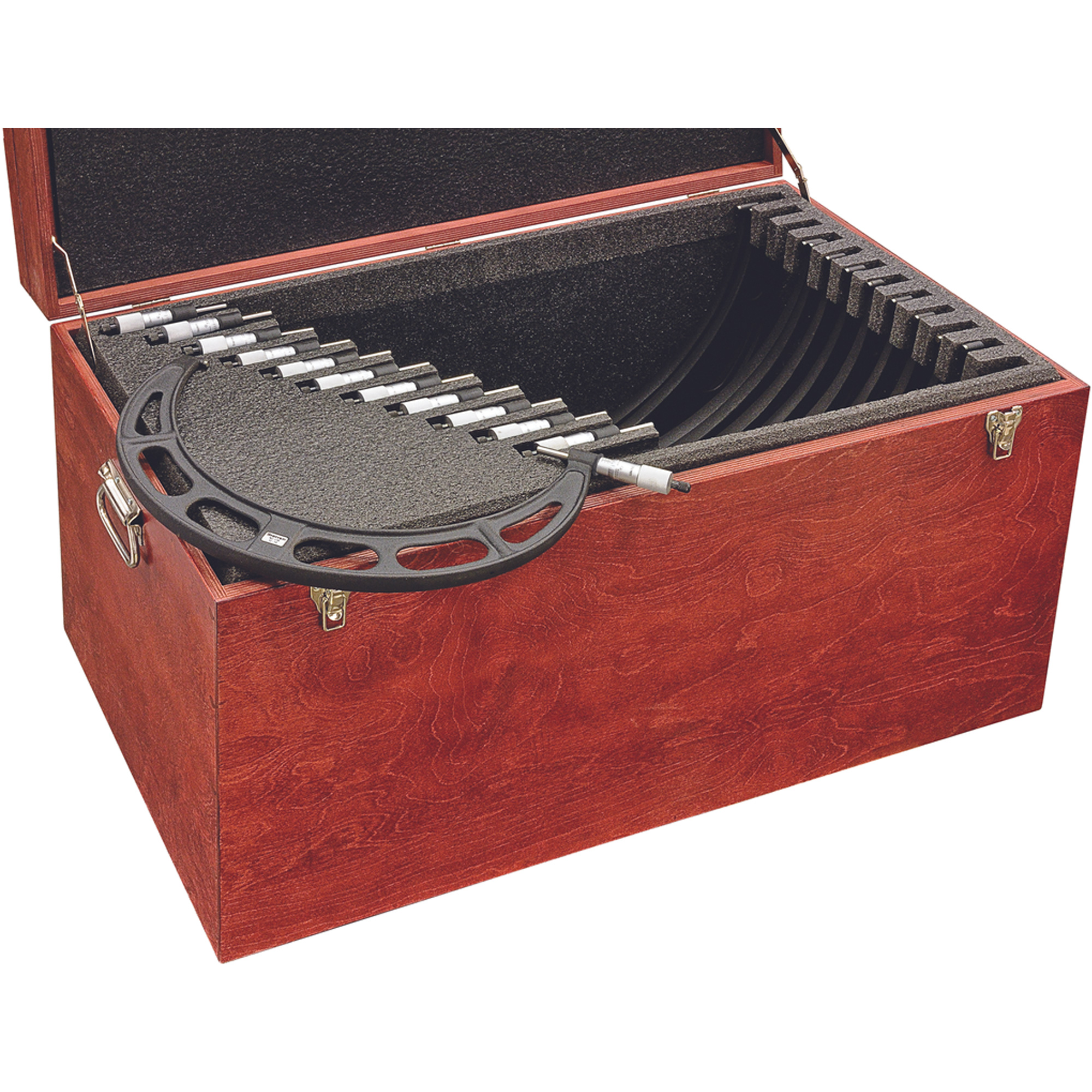 Jeu de micromètres extérieurs, 0" - 12" (0 mm - 304.8 mm) gamme de mesure