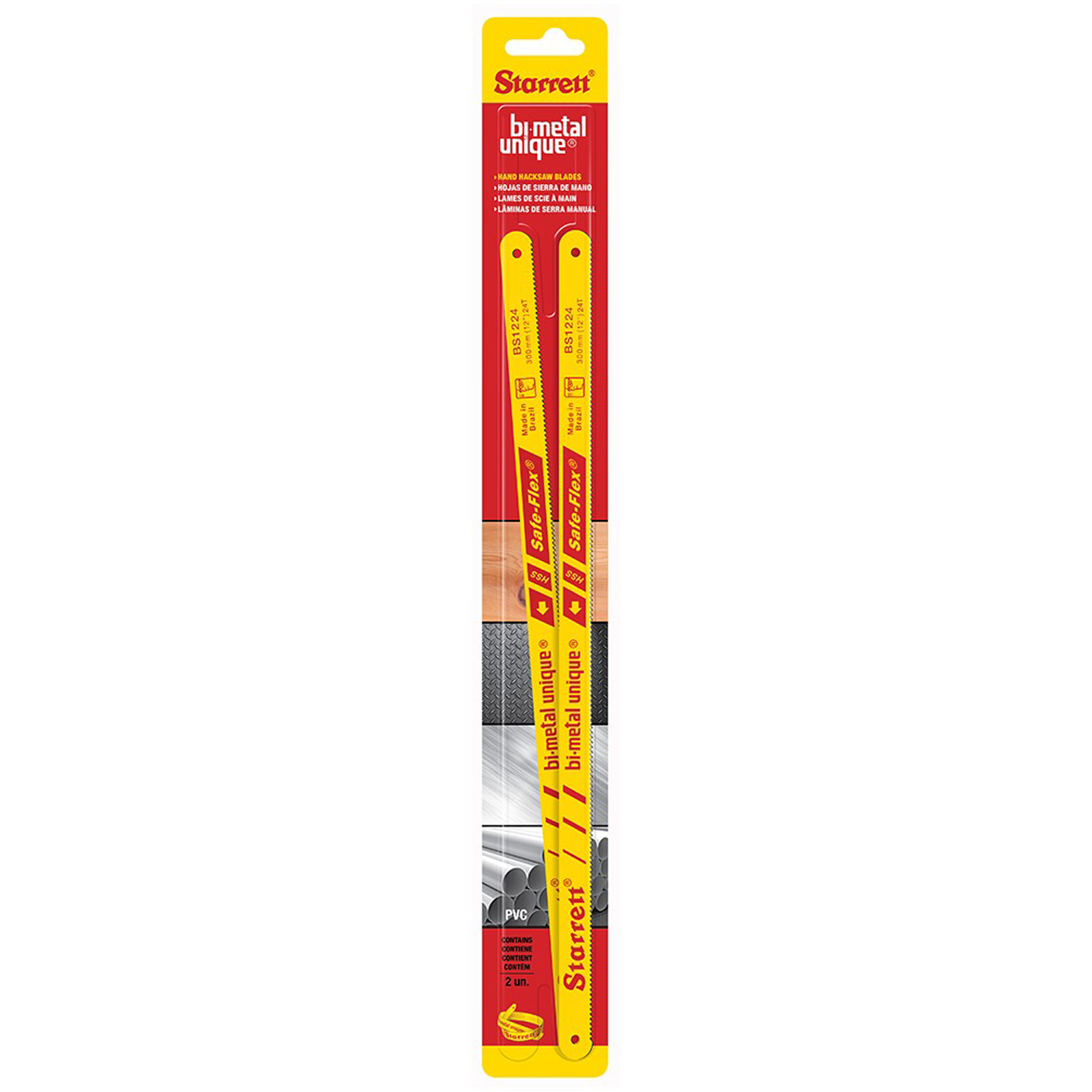 Lames pour scie à métaux, Bimétal, 12" (300 mm) lo, 24 dents par pouce