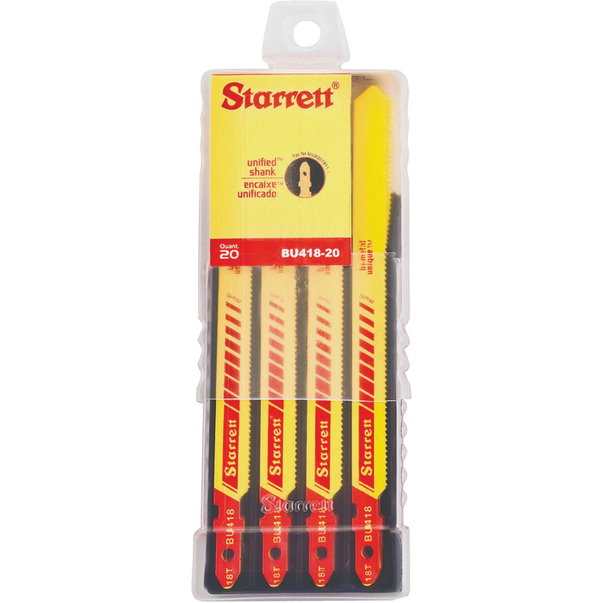 Lames pour scie sauteuse Unified ShankMD, Bimétal, 4" lo, 18 dents par pouce