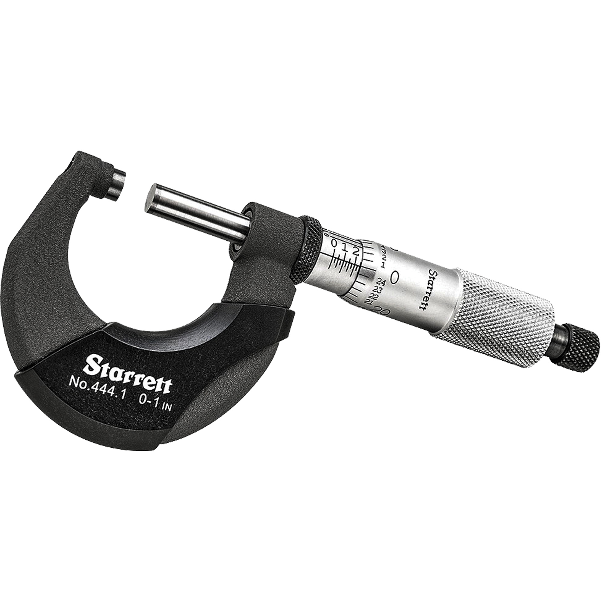 Micromètre extérieur, Avec arrêt à cliquet, 0" - 1"