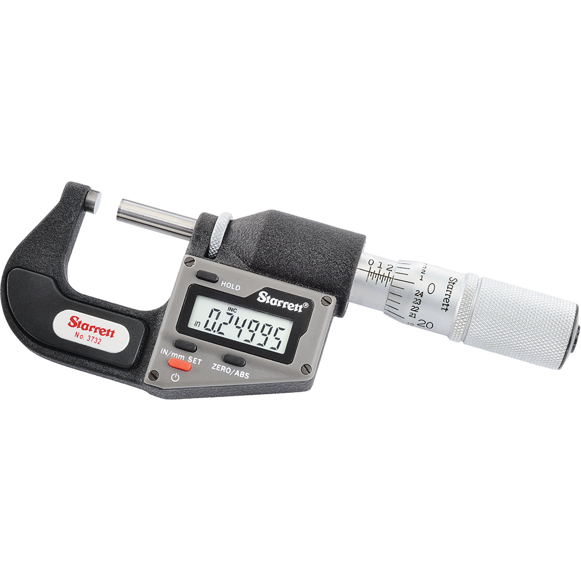Micromètres électroniques sans sortie - Serie no 3732, 2" - 3" (50,8 mm - 76 mm) gamme de mesure, Résolution de 0,00005" (0,00127 mm)
